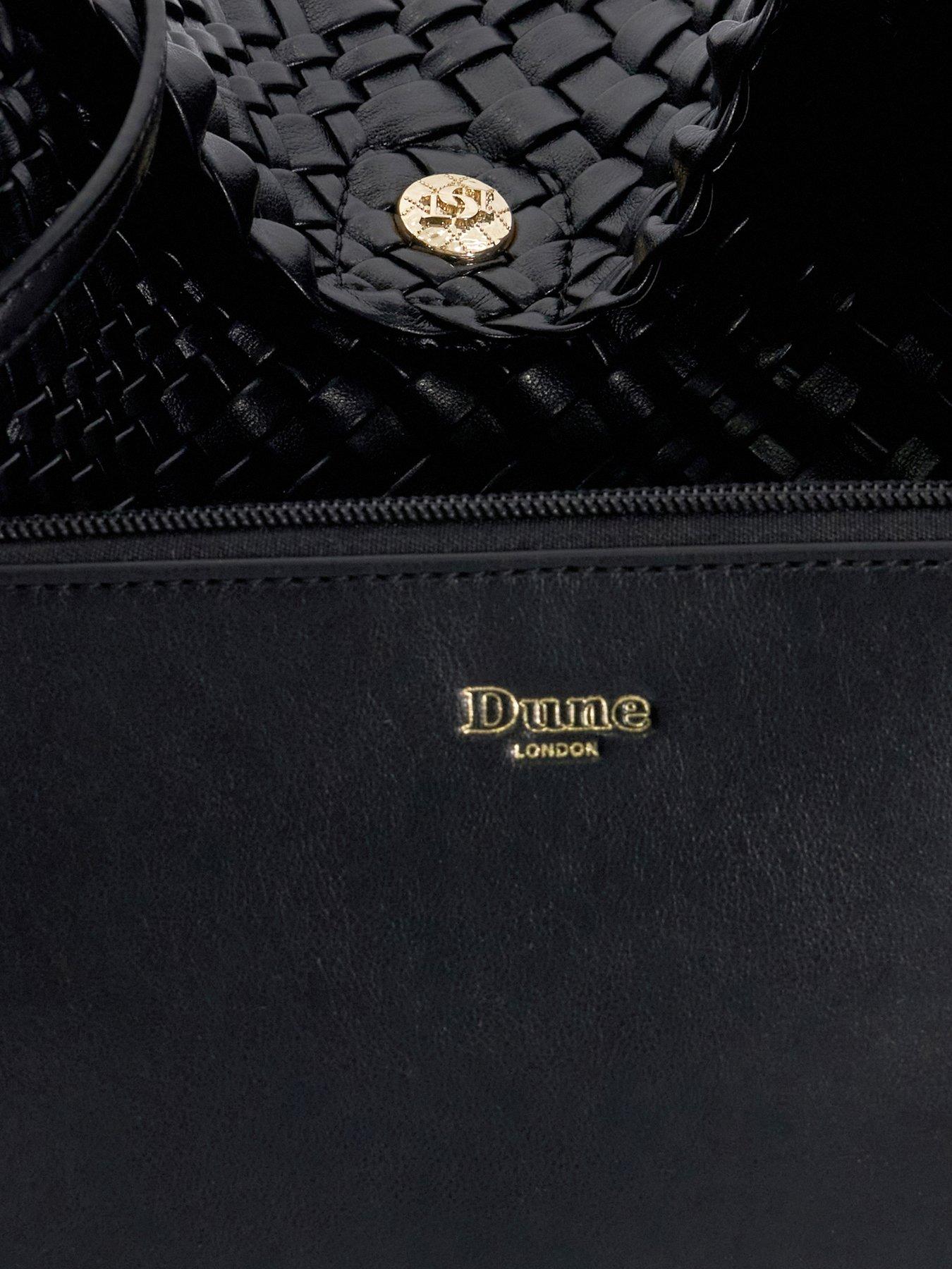 Image 4 of 5 of Dune London Deliberate Woven Shoulder Bag - Black