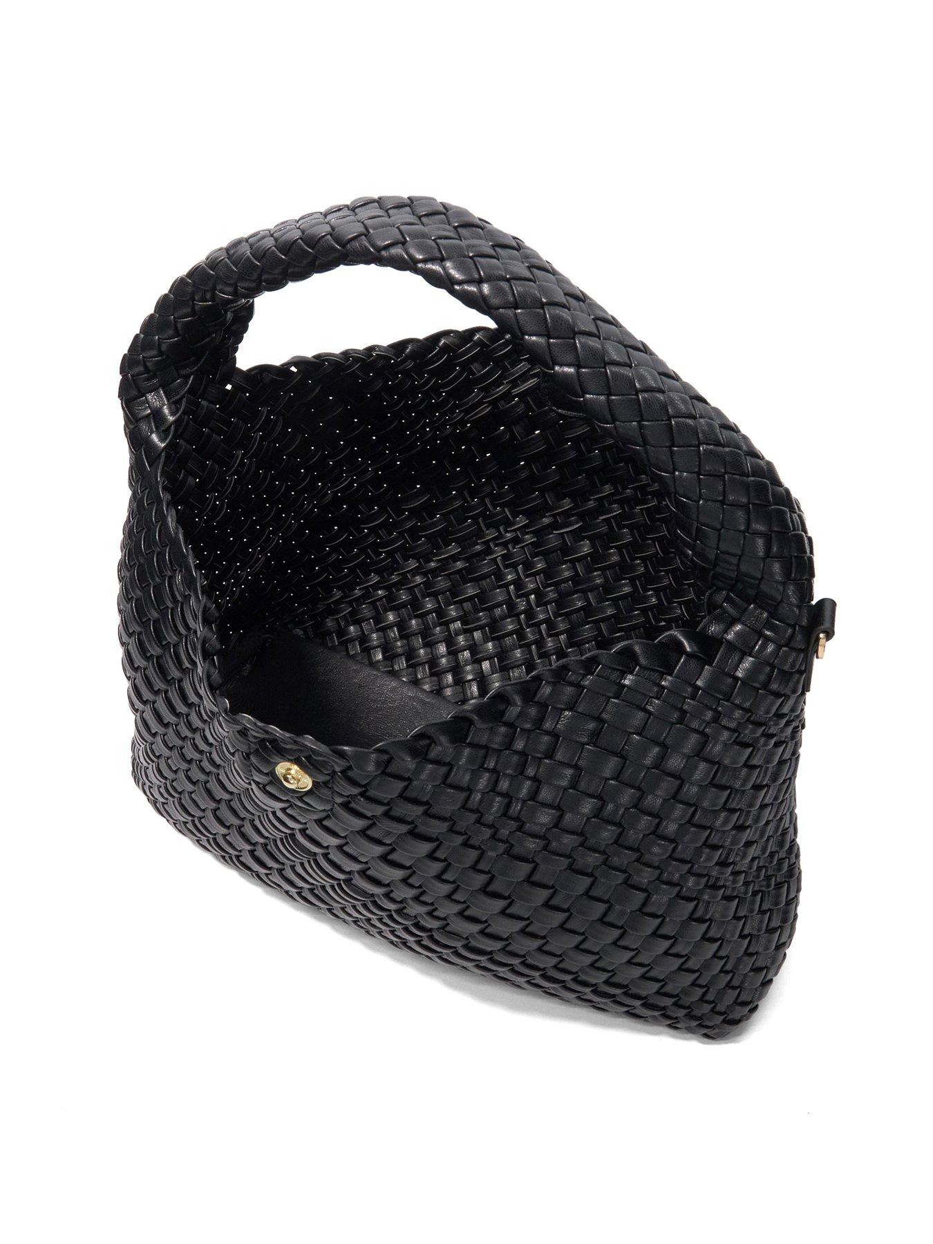 Image 5 of 5 of Dune London Deliberate Woven Shoulder Bag - Black