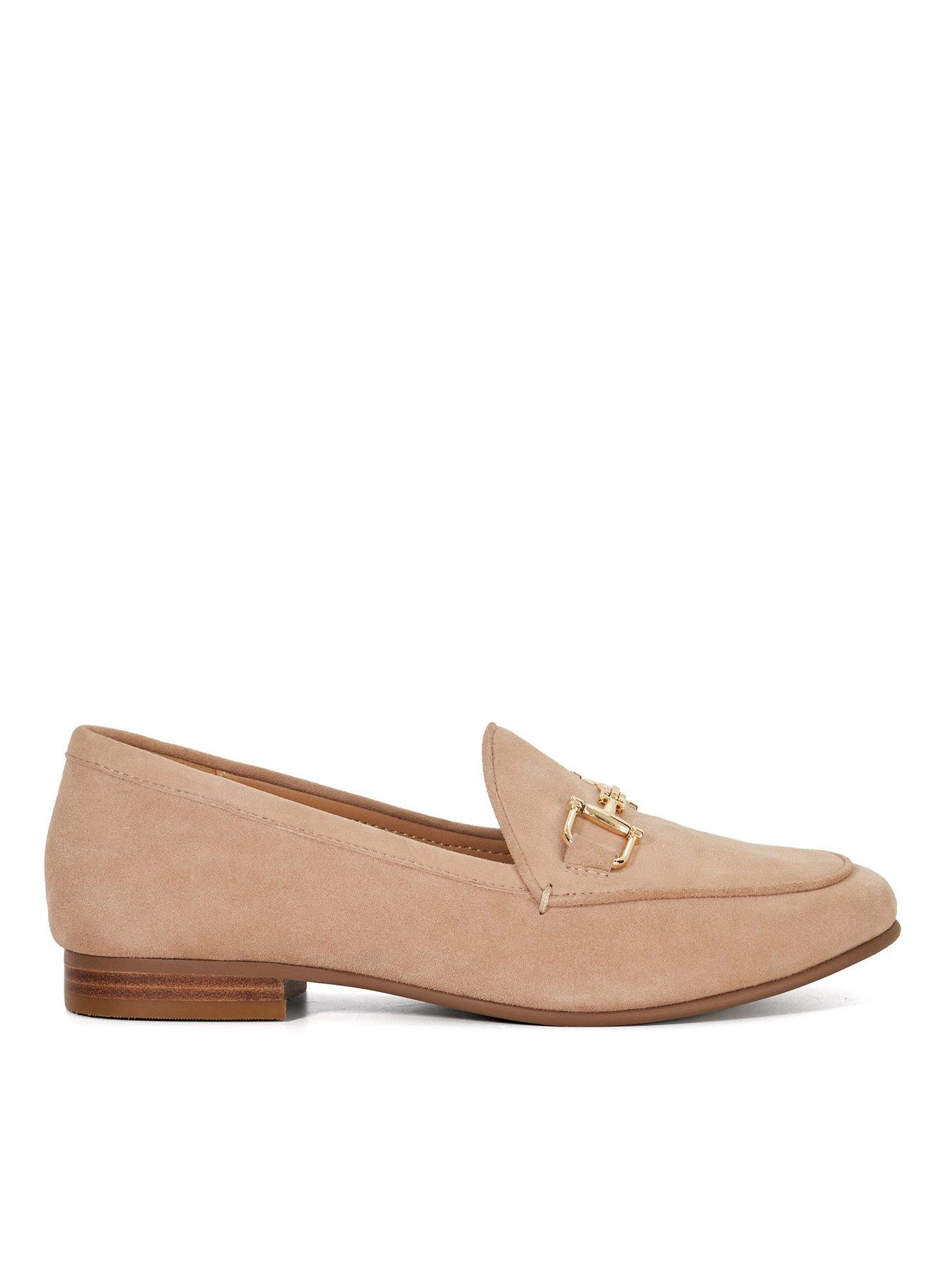 undefined Leather Block Loafers