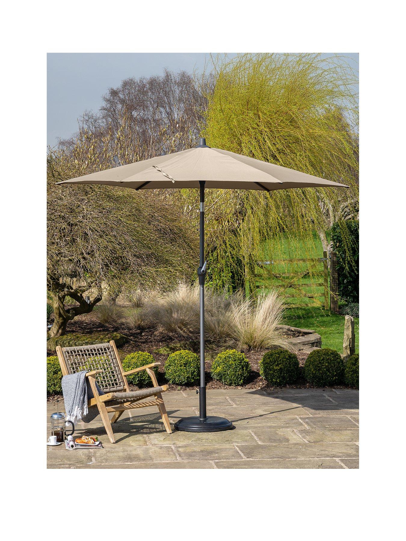 undefined Riva 2.5m Round Taupe Parasol
