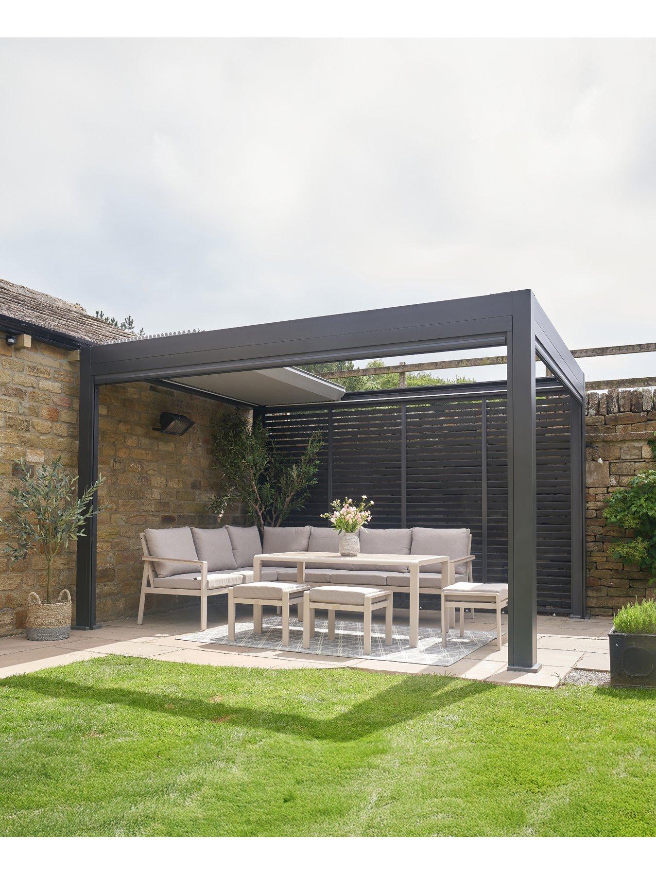 Pacific Lifestyle Aruba Outdoor Corner Dining Set