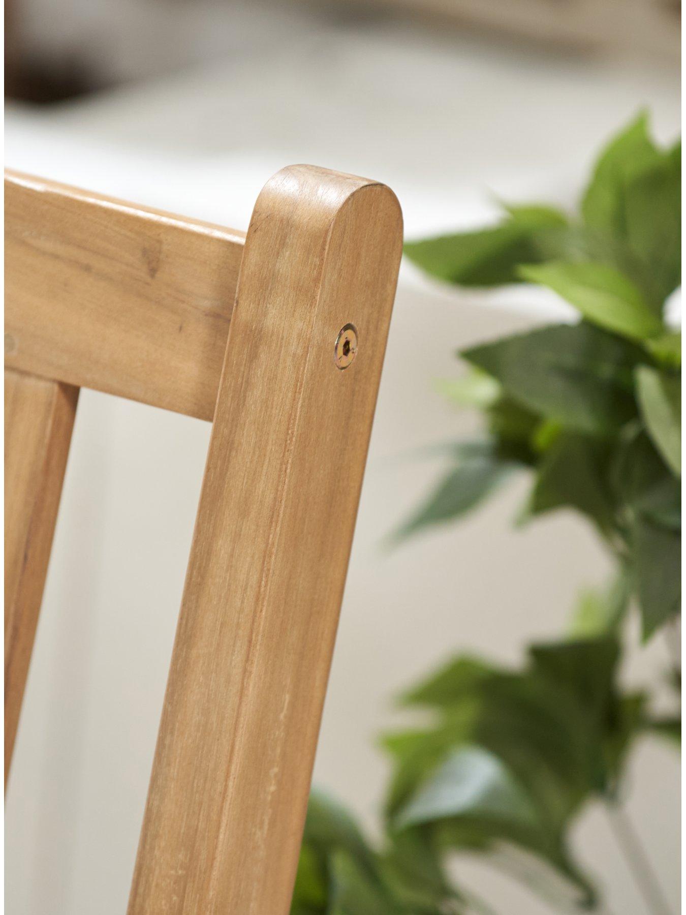 Image 4 of 6 of Pacific Lifestyle Cambridge Light Teak Outdoor 2 Seater Bench