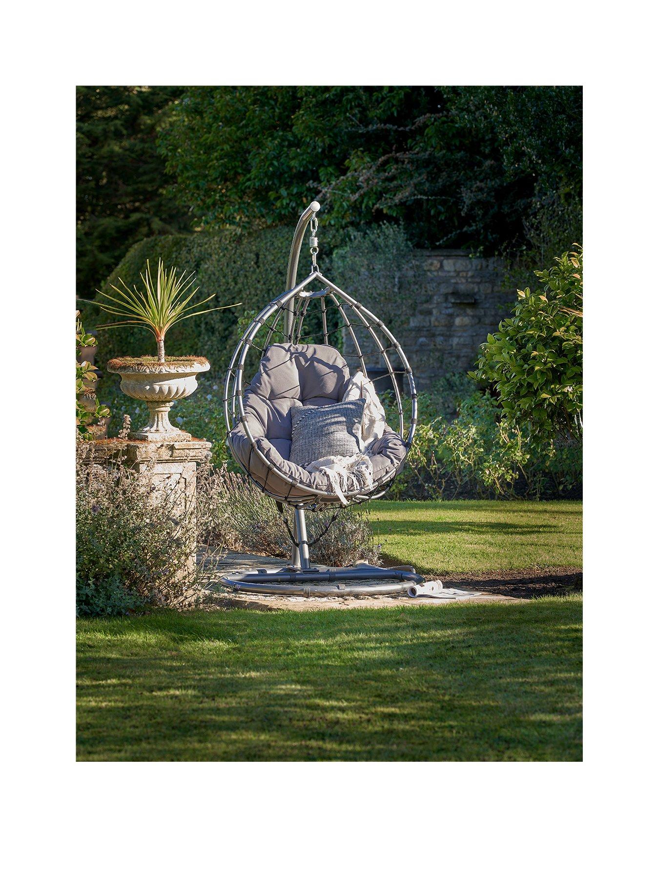 undefined Blake Hanging Chair Anthracite