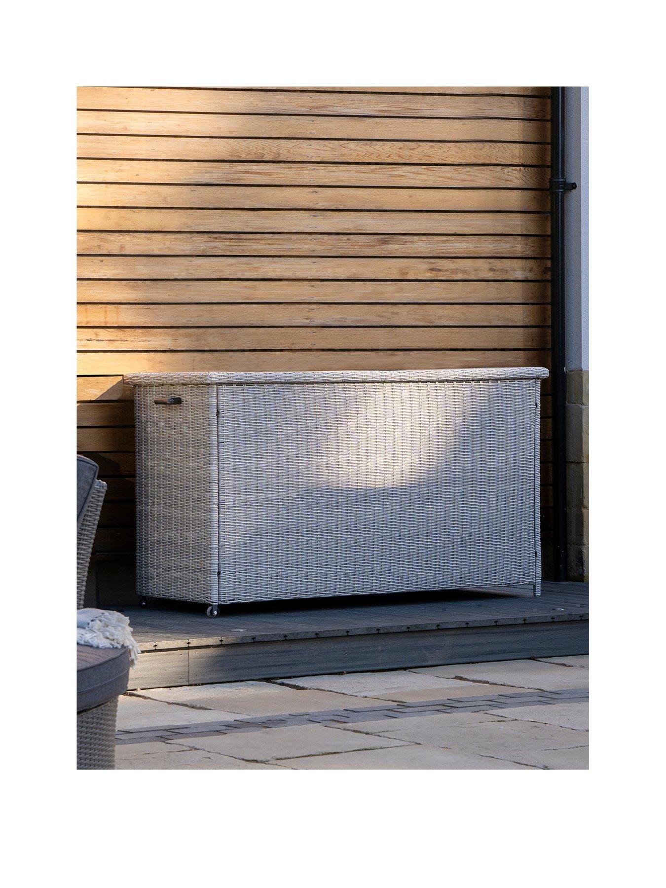 undefined Slate Grey Large Cushion Box K/D