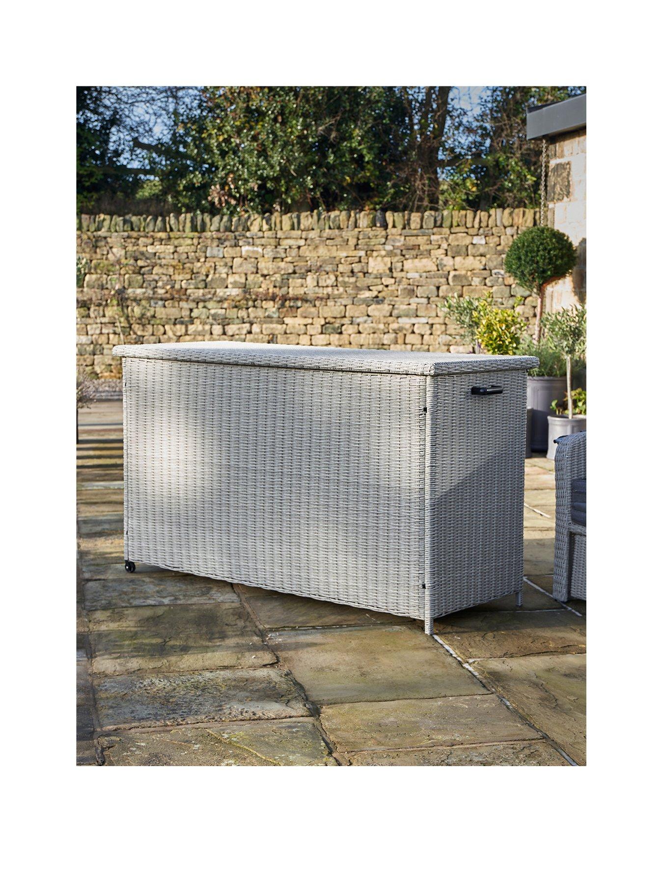 undefined Stone Grey Large Cushion Box K/D
