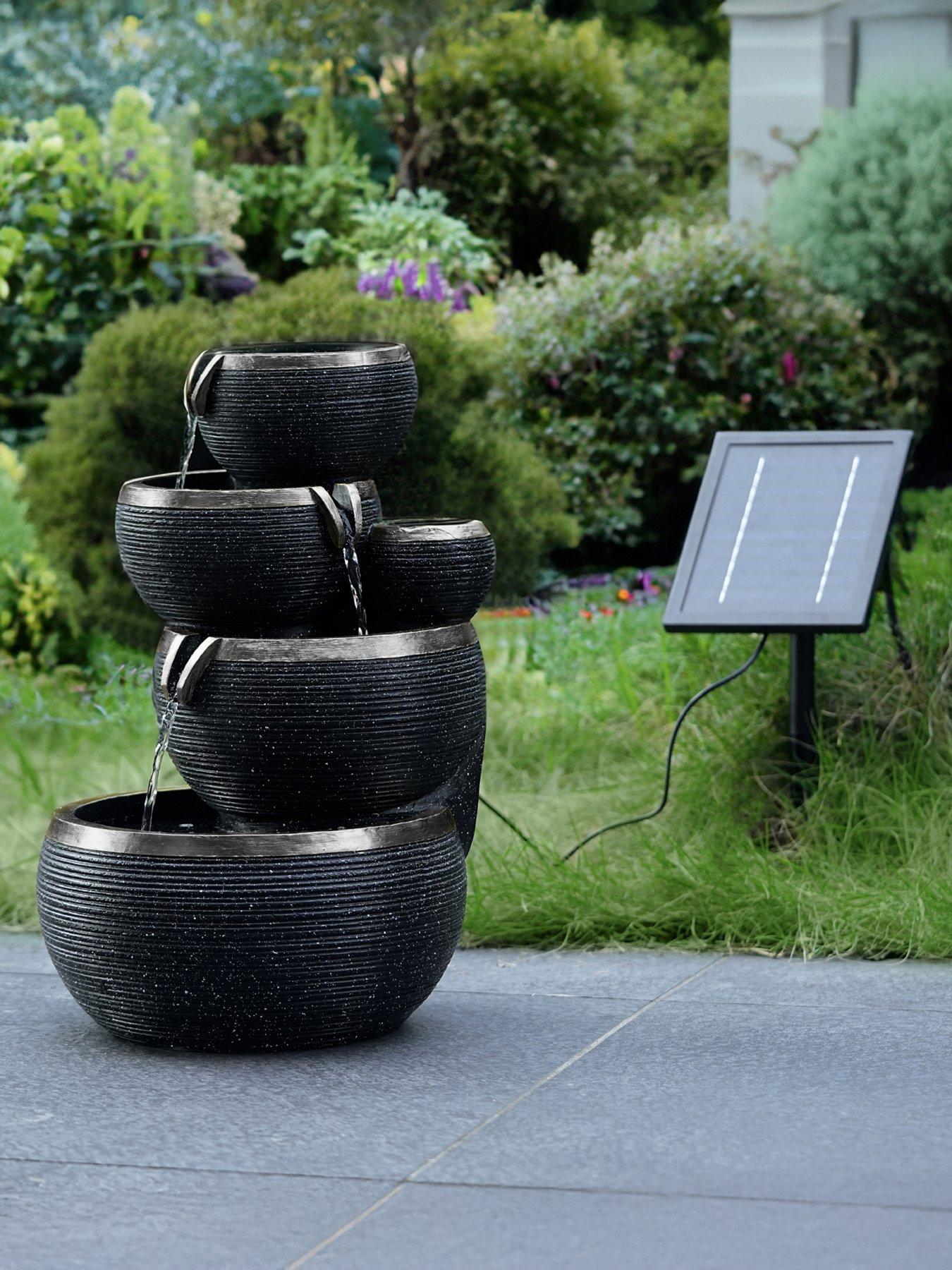 undefined Solar Cascading Fountain Water Feature