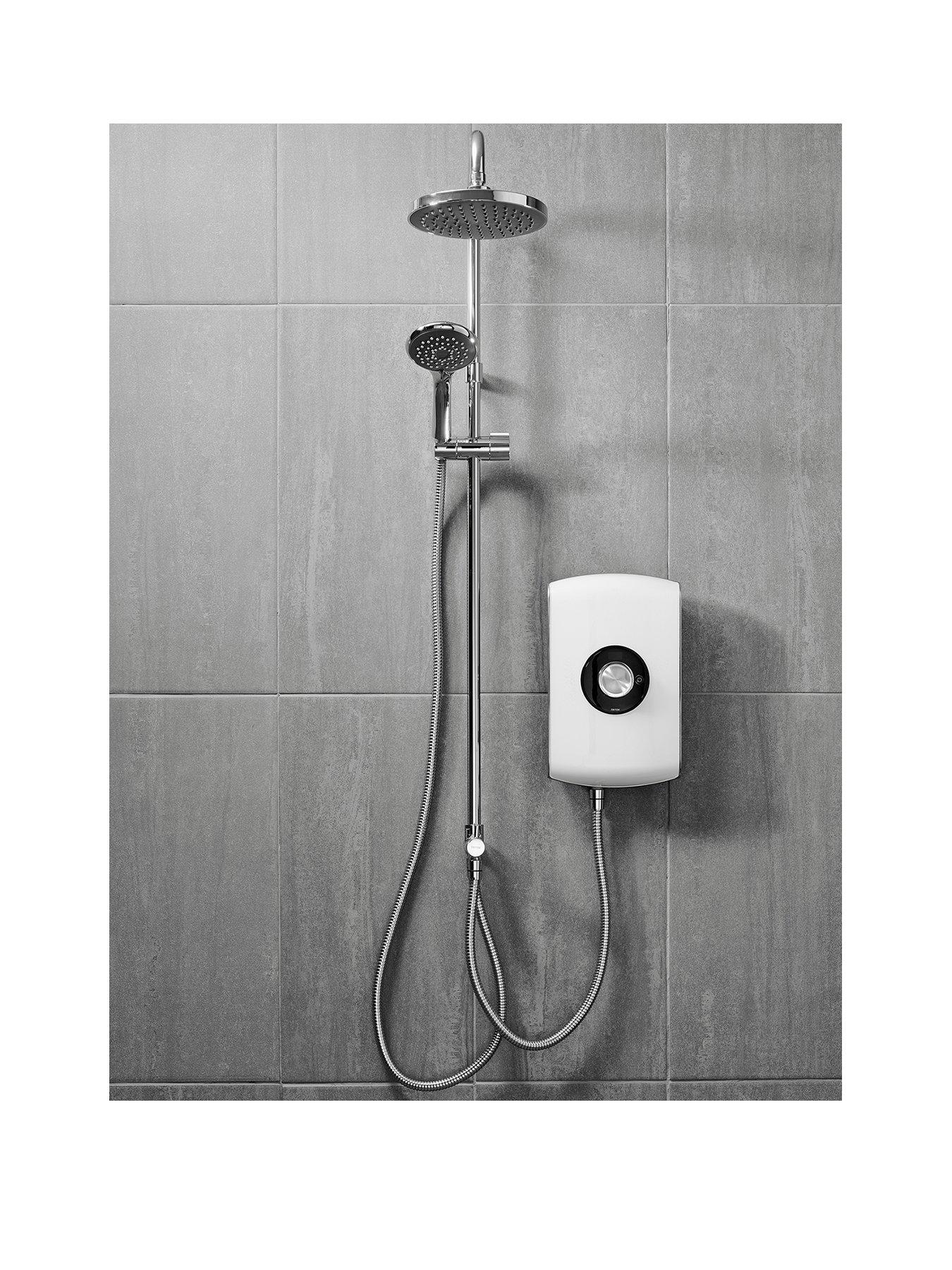 Product photograph of Triton Amore Duelec 9 5kw Electric Shower Ndash White Gloss from very.co.uk