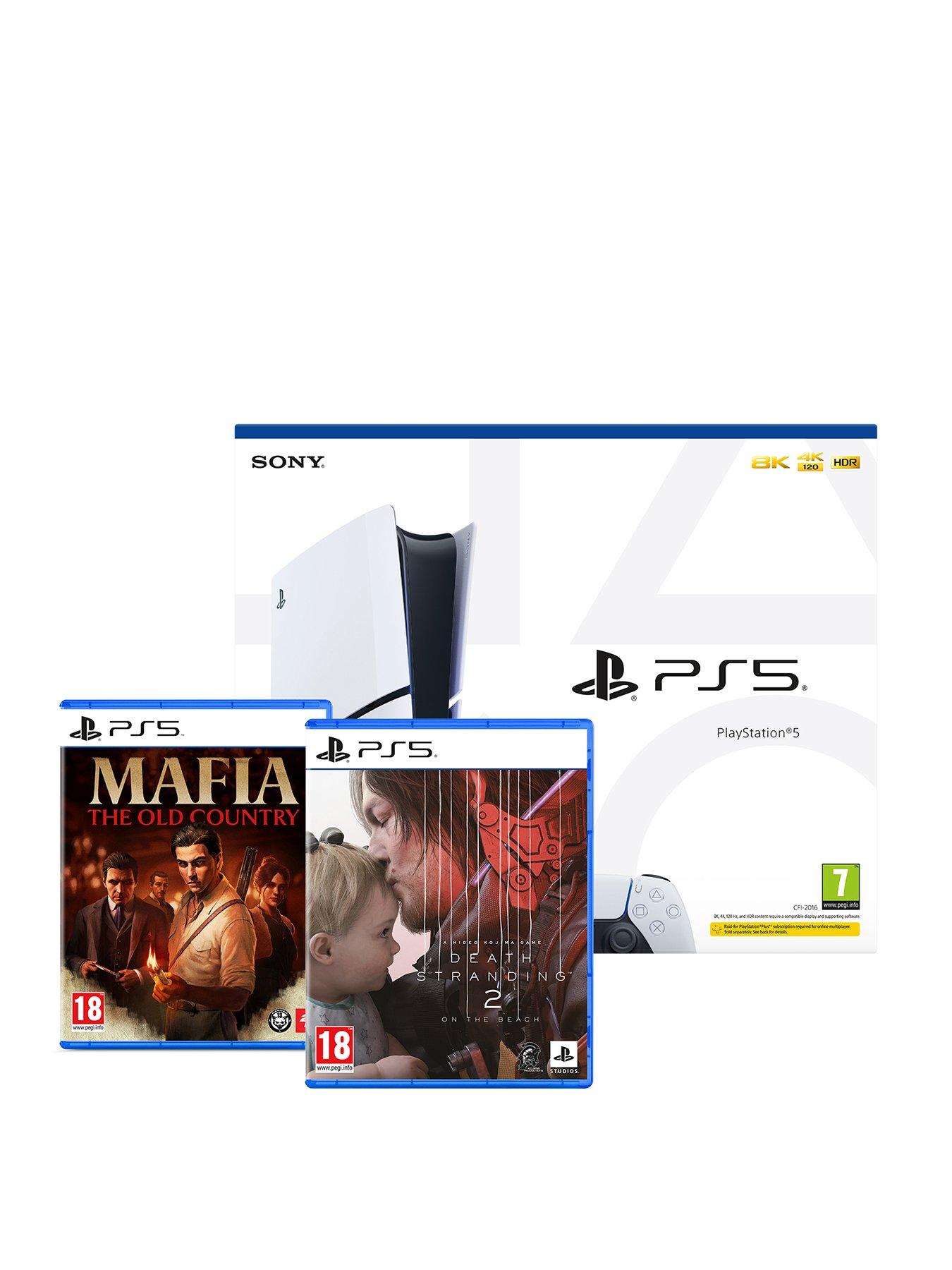 undefined Disc Console with Mafia: The Old Country  &  Death Stranding 2: On the Beach