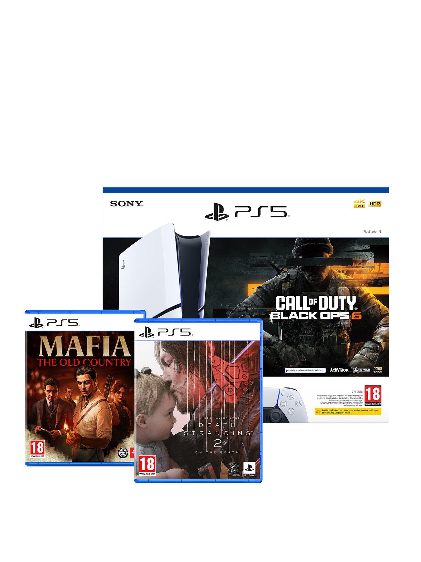 undefined Disc Console Call of Duty®: Black Ops 6 Bundle with Mafia: The Old Country  &  Death Stranding 2: On the Beach