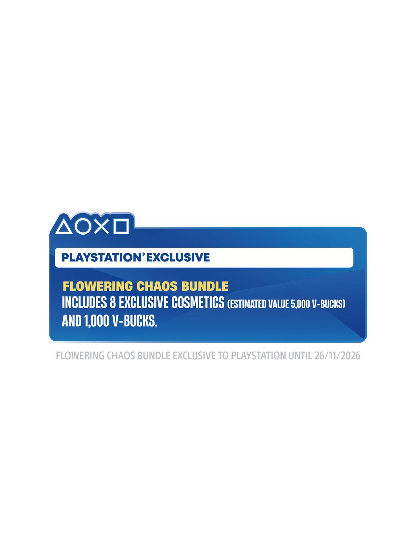 Image 2 of 7 of Playstation 5&nbsp;Digital Edition 825GB - Fortnite Flowering Chaos Bundle