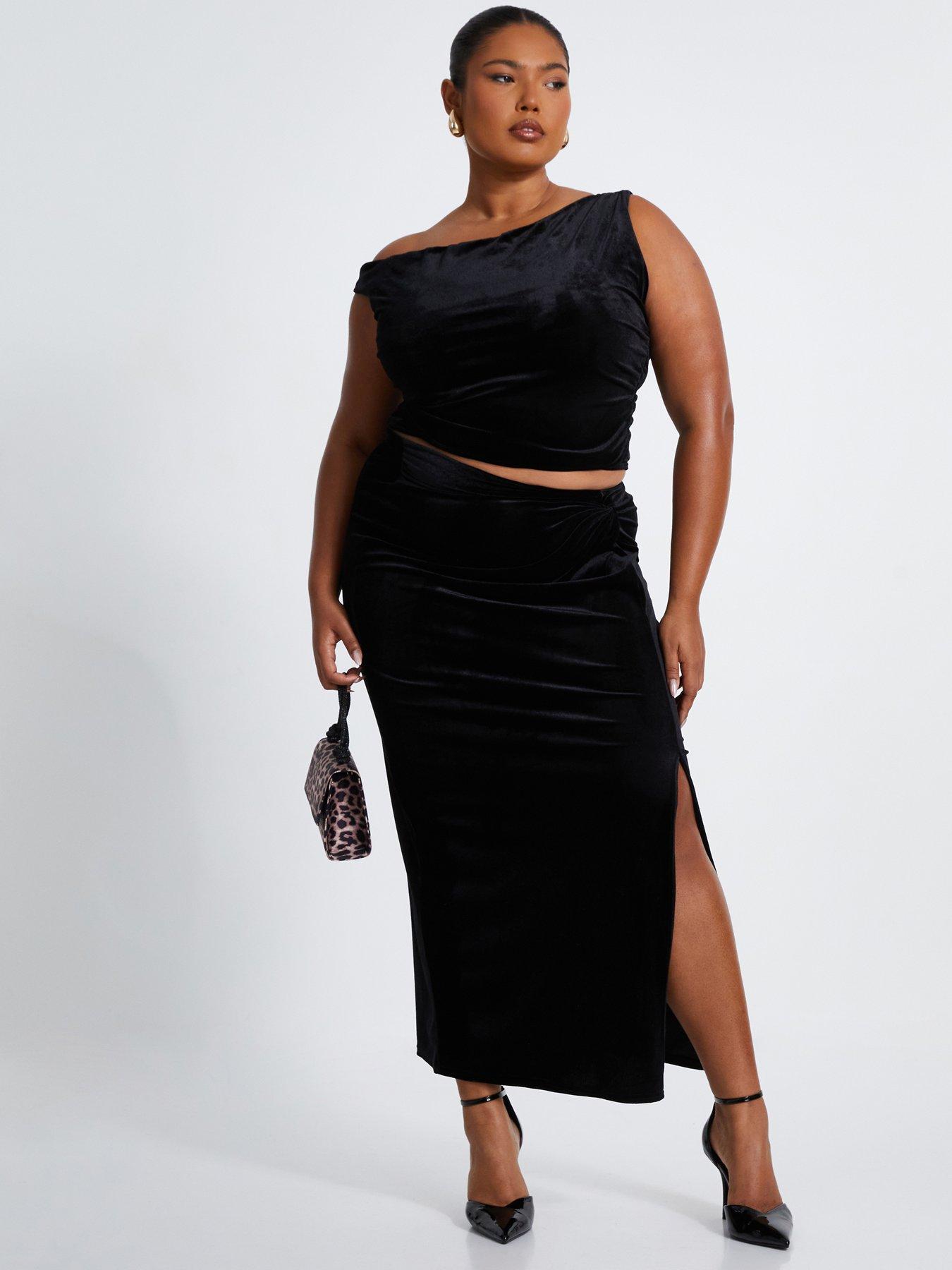 Women's plus size skirts quiz top