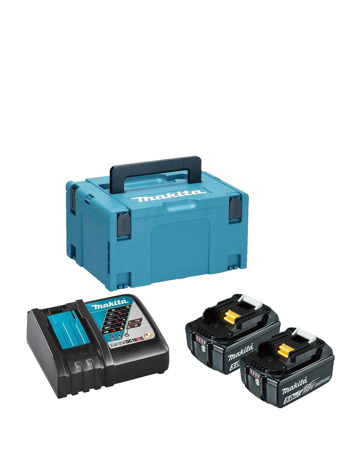 undefined 18V LXT Power Source Kit 2 X 5Ah Batteries, Fast Charger  &  Makpac Carry Case