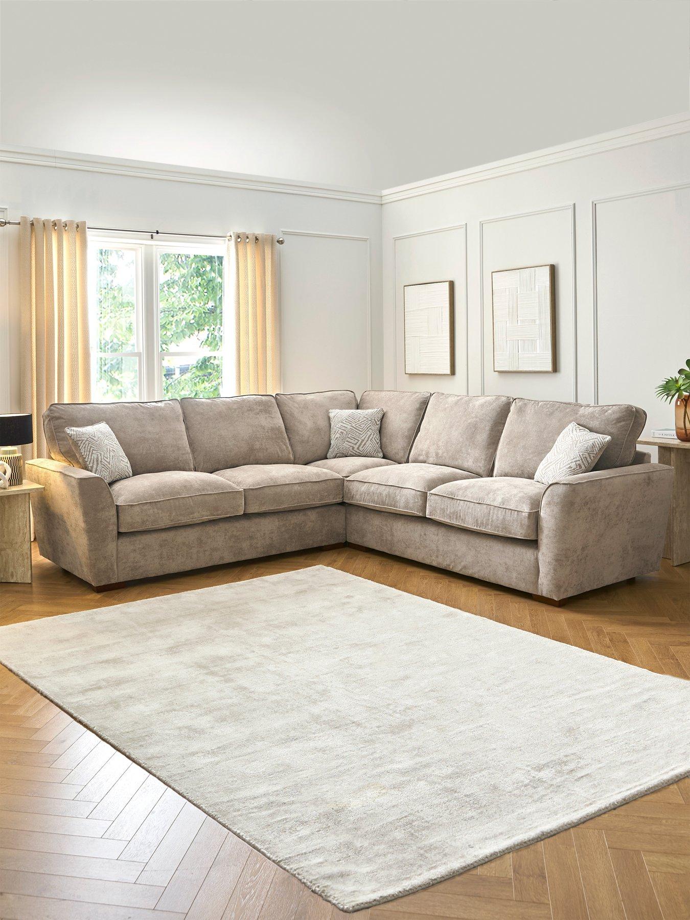The Very Collection Treviso Fabric Corner Group - Made to Order in the UK - FSC® Certified