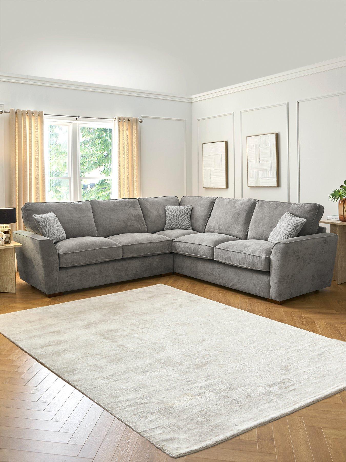 The Very Collection Treviso Fabric Corner Group - Made to Order in the UK - FSC® Certified