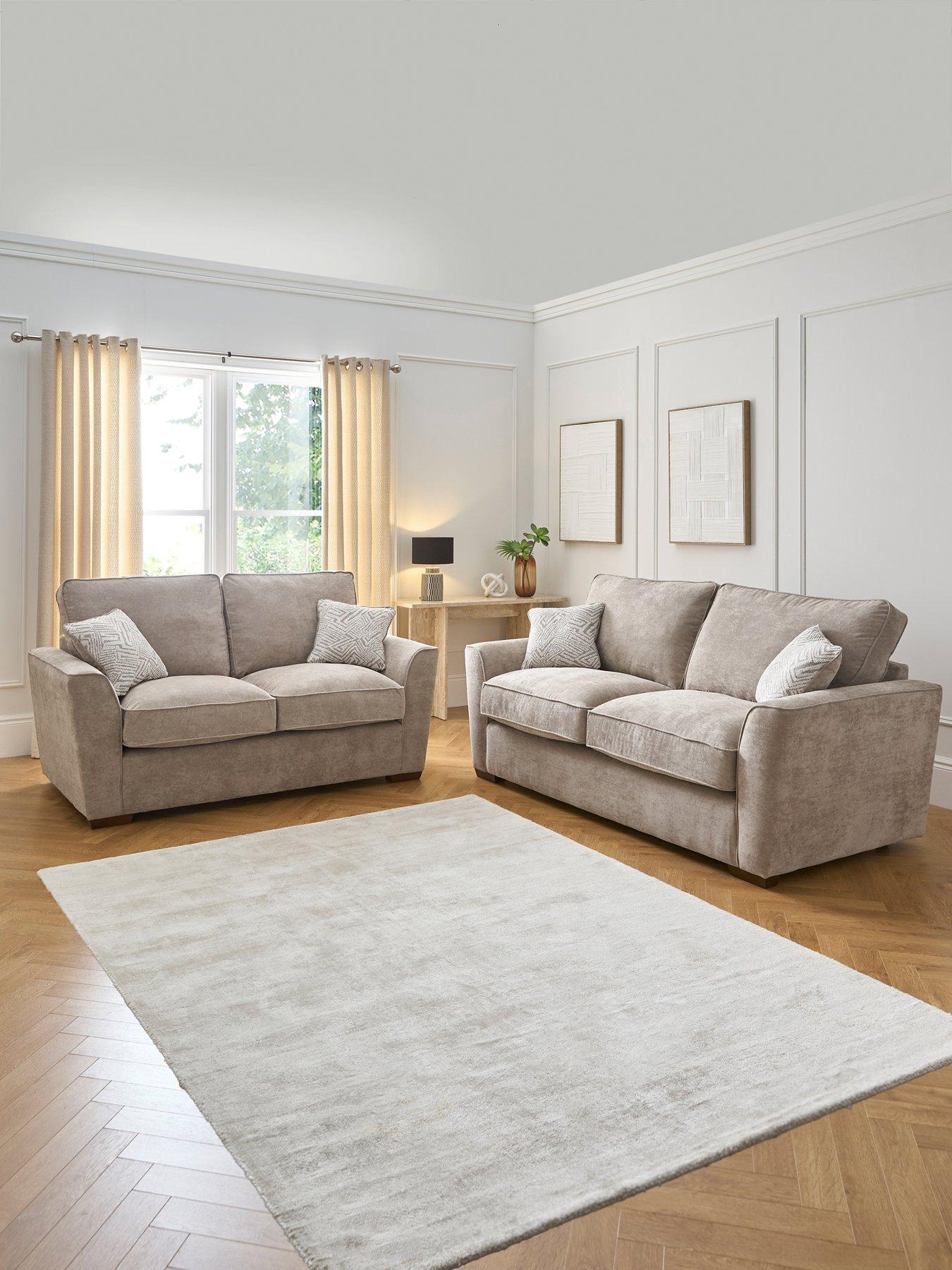 Very Home Treviso 3 + 2 Seater Fabric Sofa Set (Buy  &  SAVE!) - Made to Order in the UK