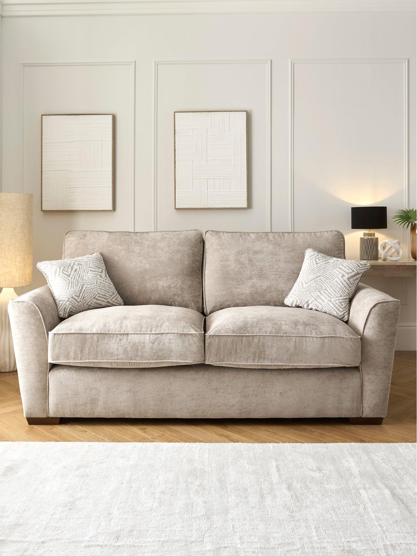 The Very Collection Treviso 3 Seater Fabric Sofa - Made to Order in the UK - FSC® Certified