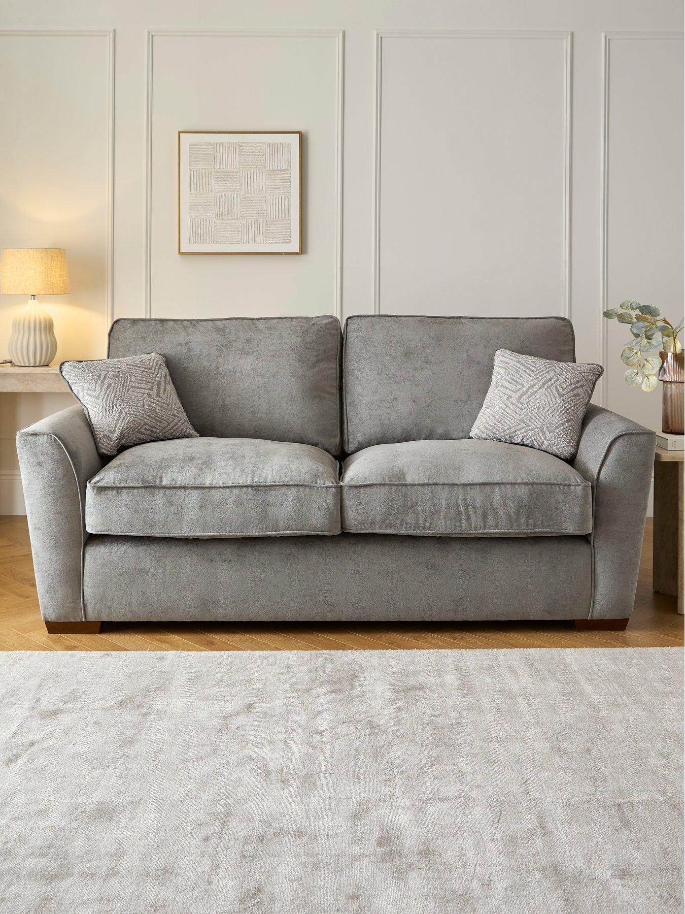 The Very Collection Treviso 3 Seater Fabric Sofa - Made to Order in the UK - FSC® Certified