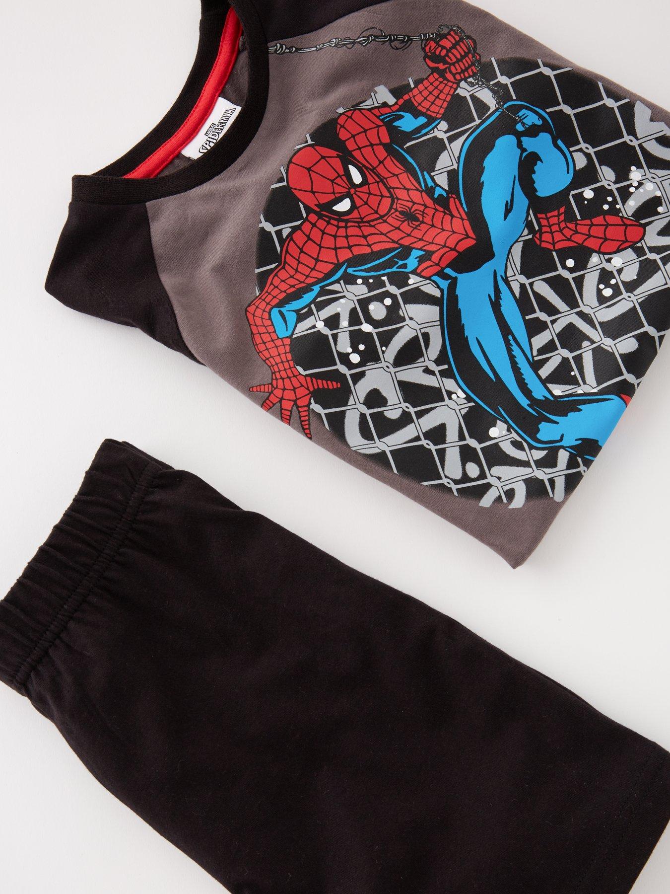 Image 4 of 4 of Spiderman Short Pyjamas - Grey