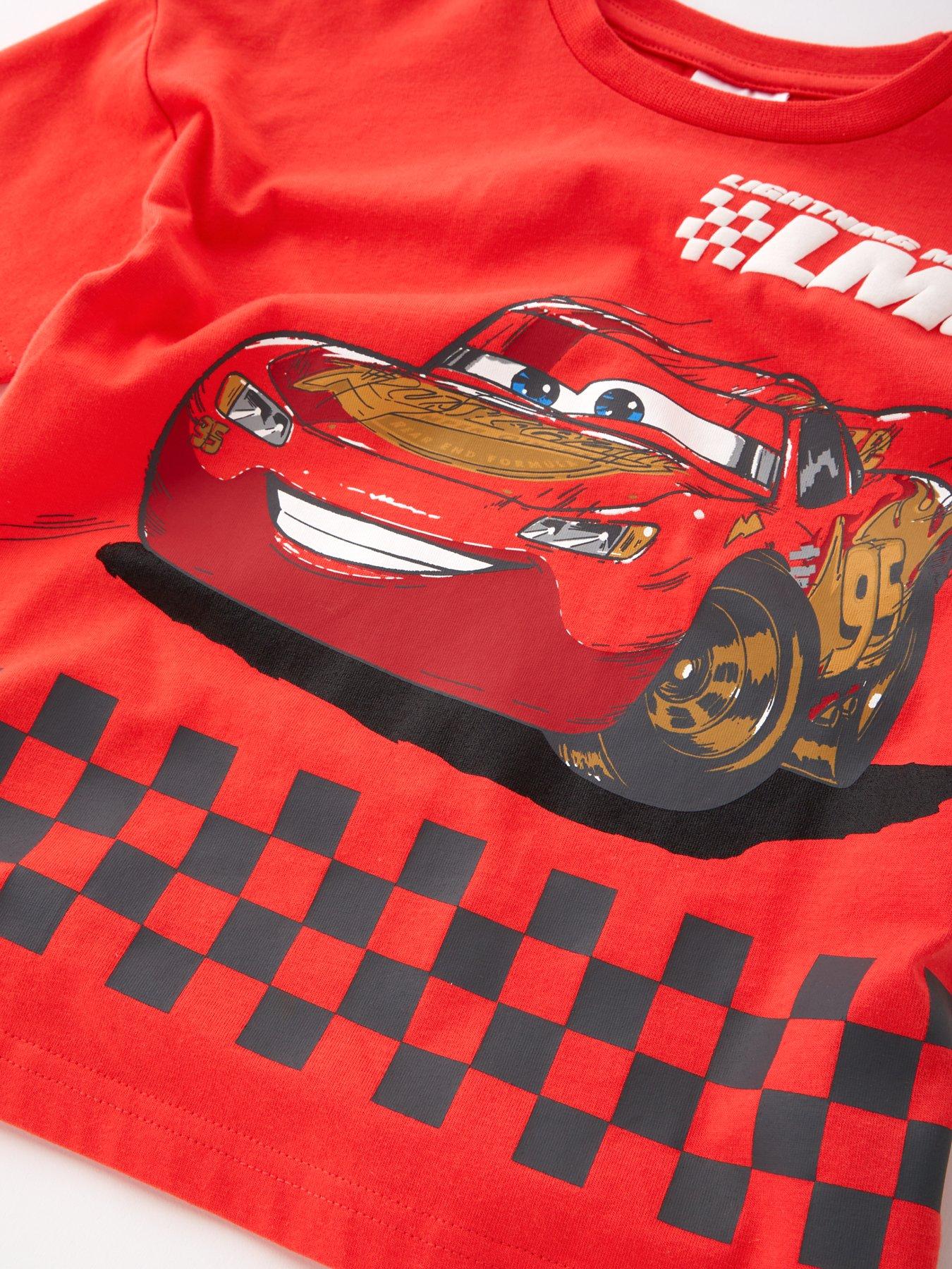 Image 3 of 5 of Disney Cars Oversized T-Shirt - Red