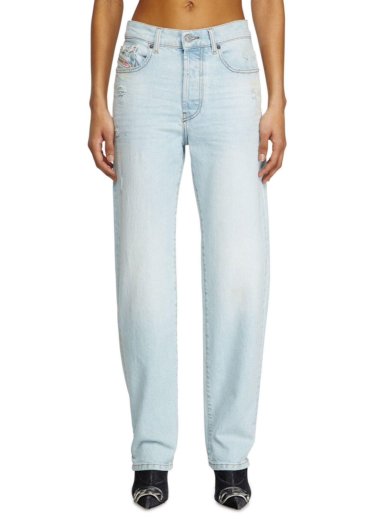 Diesel 1988 D-Ark Straight Fit Jeans - Light Wash