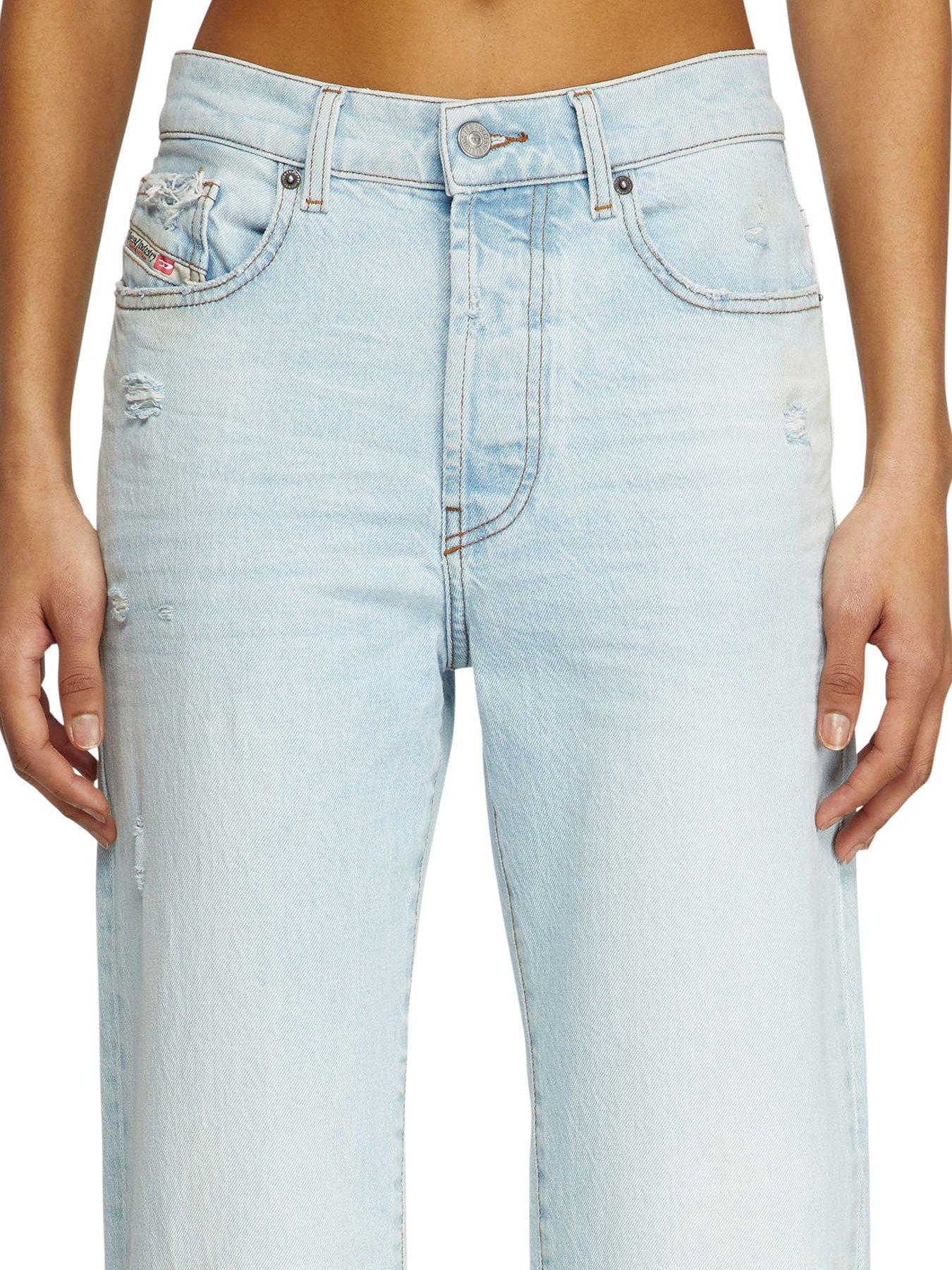 Image 4 of 5 of Diesel 1988 D-Ark Straight Fit Jeans - Light Wash