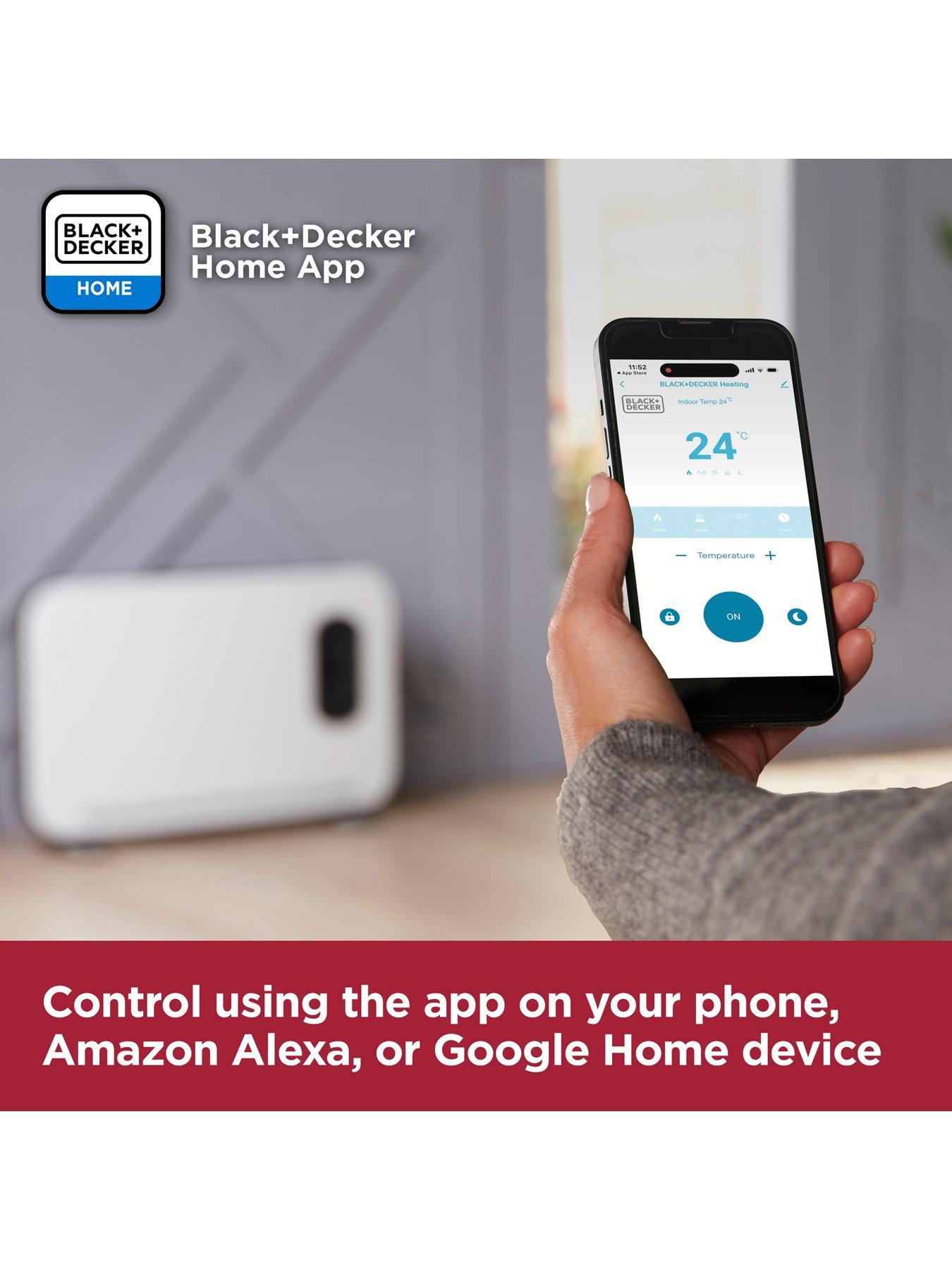 Image 3 of 7 of Black & Decker 2.2kW Smart Convection Turbo Heater - White