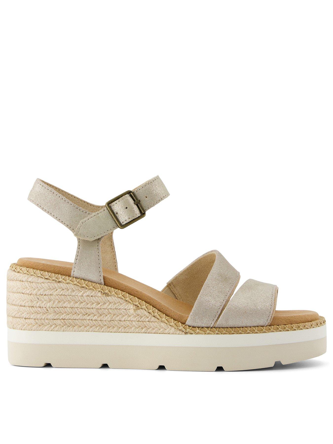 undefined Darya Wedge Sandal - Light Natural