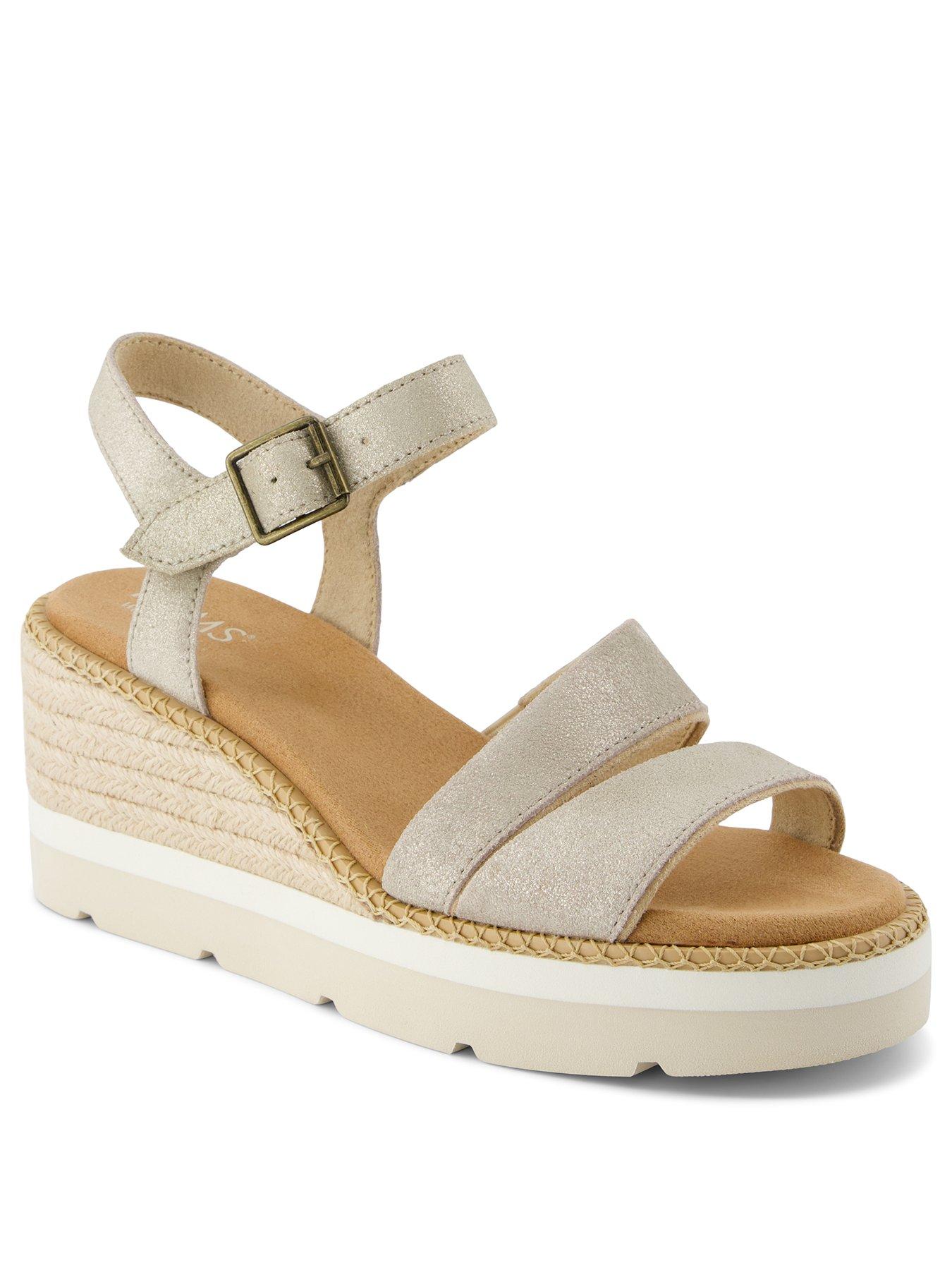 Image 2 of 7 of TOMS Darya Wedge Sandal - Light Natural
