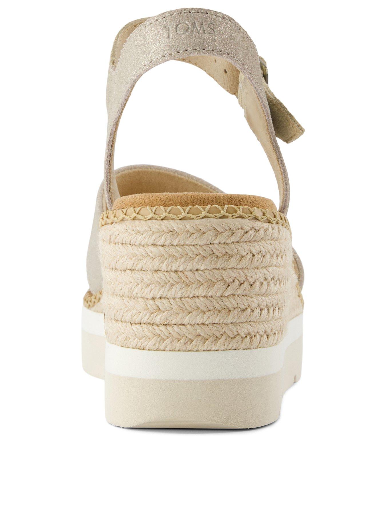Image 3 of 7 of TOMS Darya Wedge Sandal - Light Natural