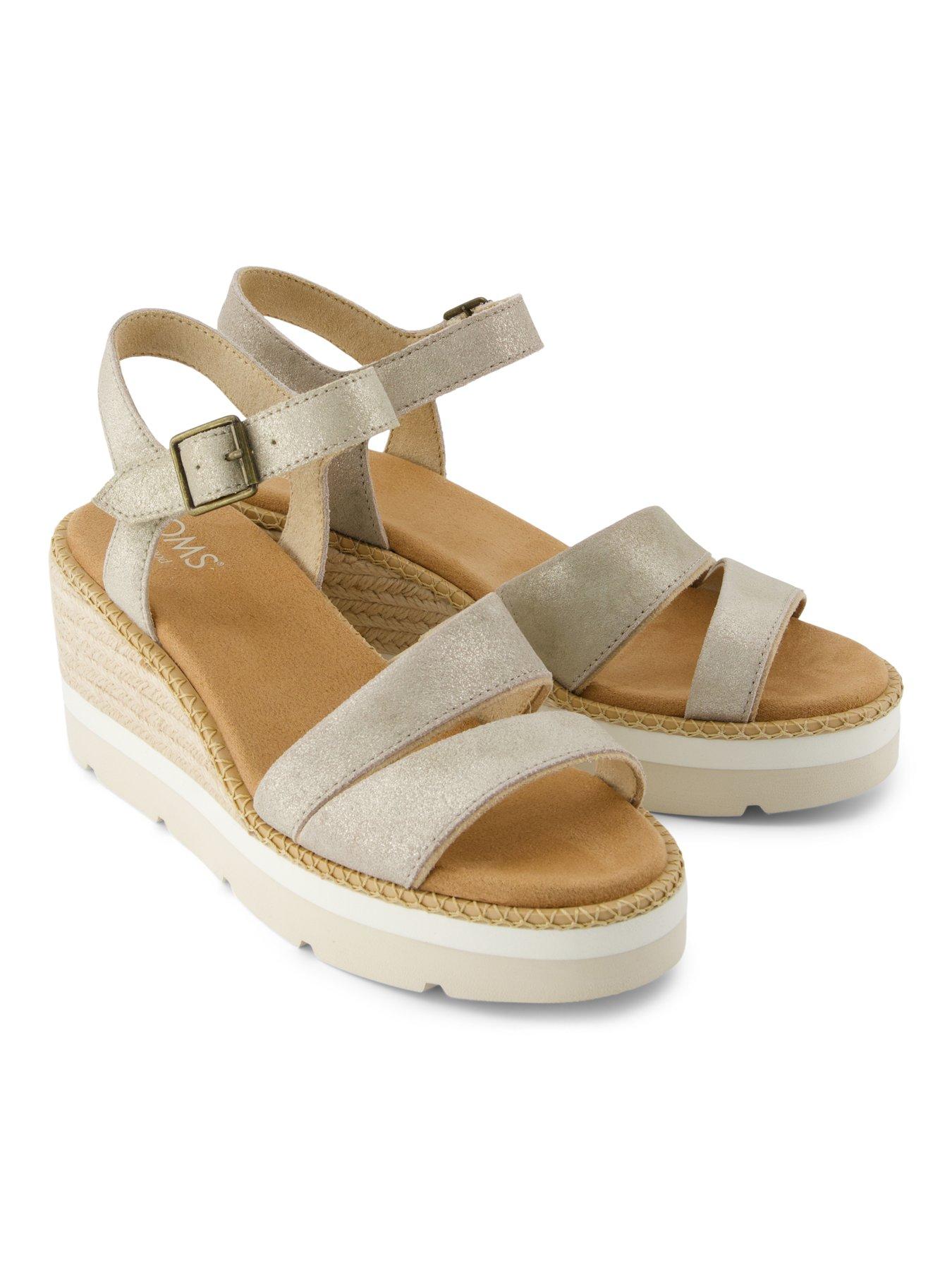 Image 6 of 7 of TOMS Darya Wedge Sandal - Light Natural