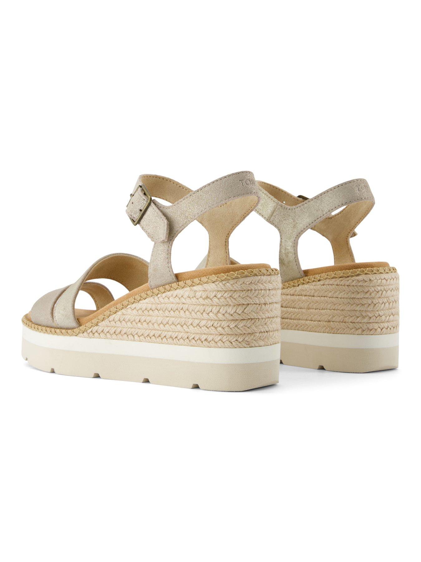 Image 7 of 7 of TOMS Darya Wedge Sandal - Light Natural