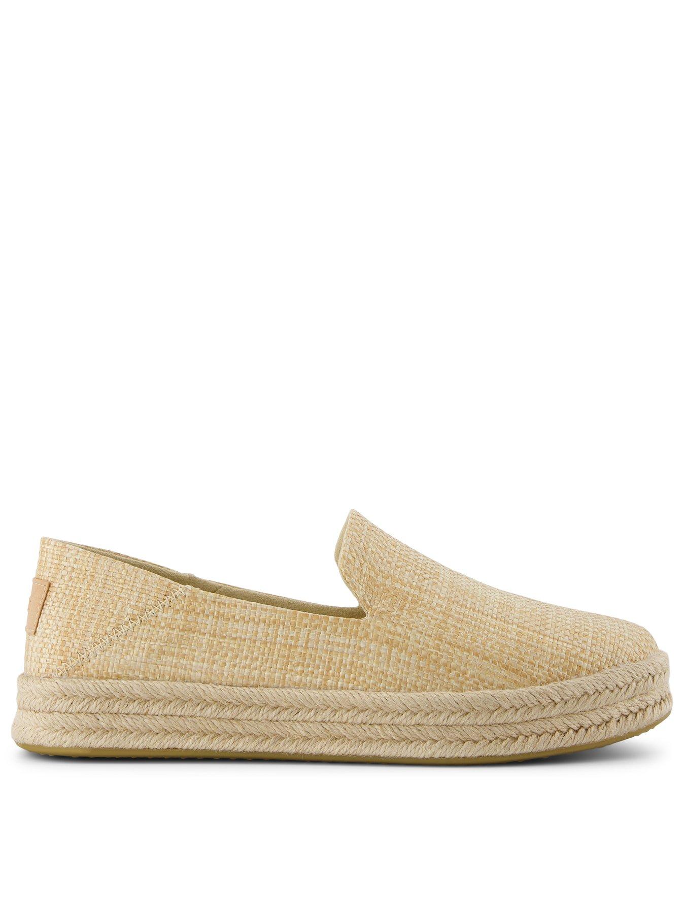 undefined Carolina Woven Espadrille - Light Natural