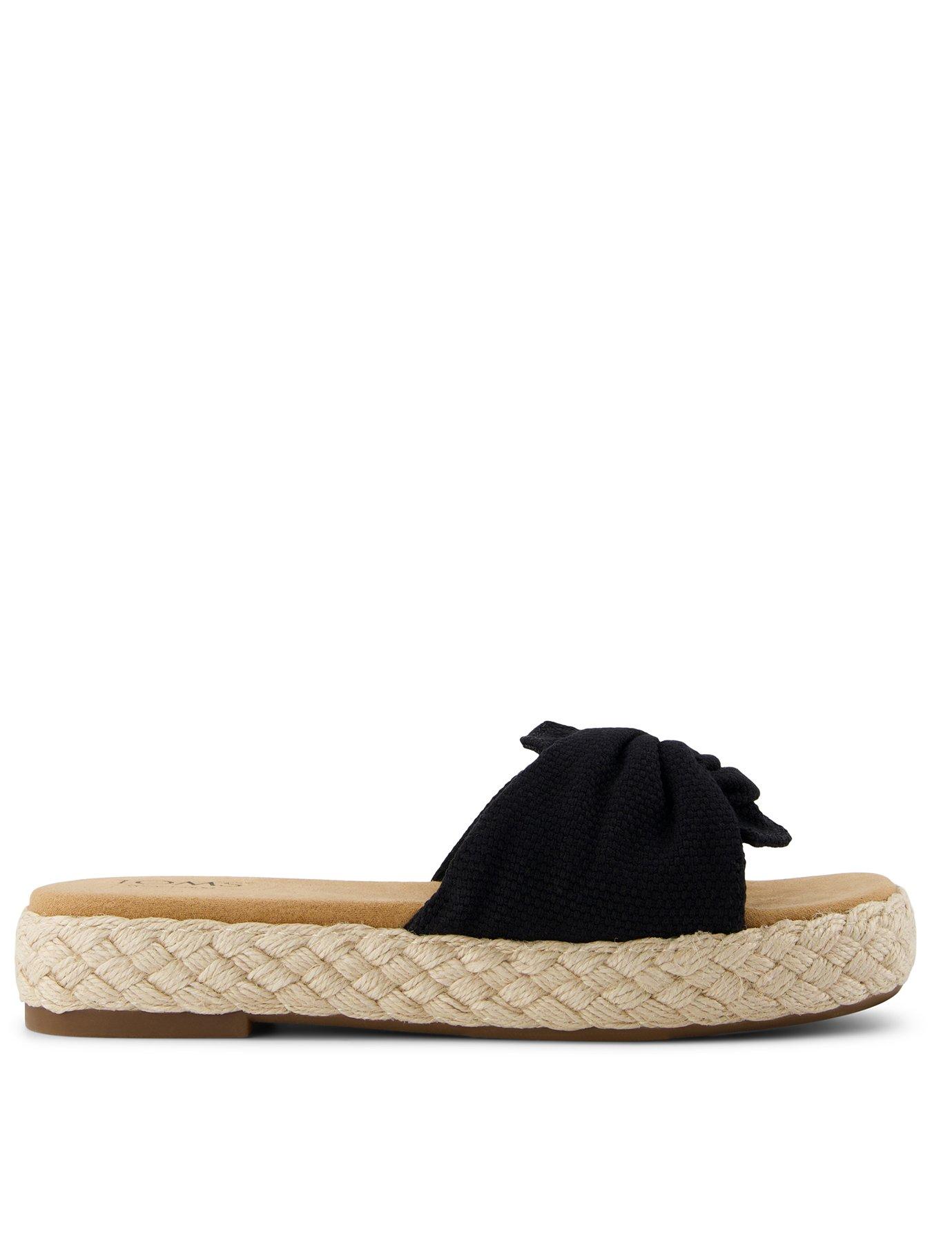 TOMS Abby Sliders - Black