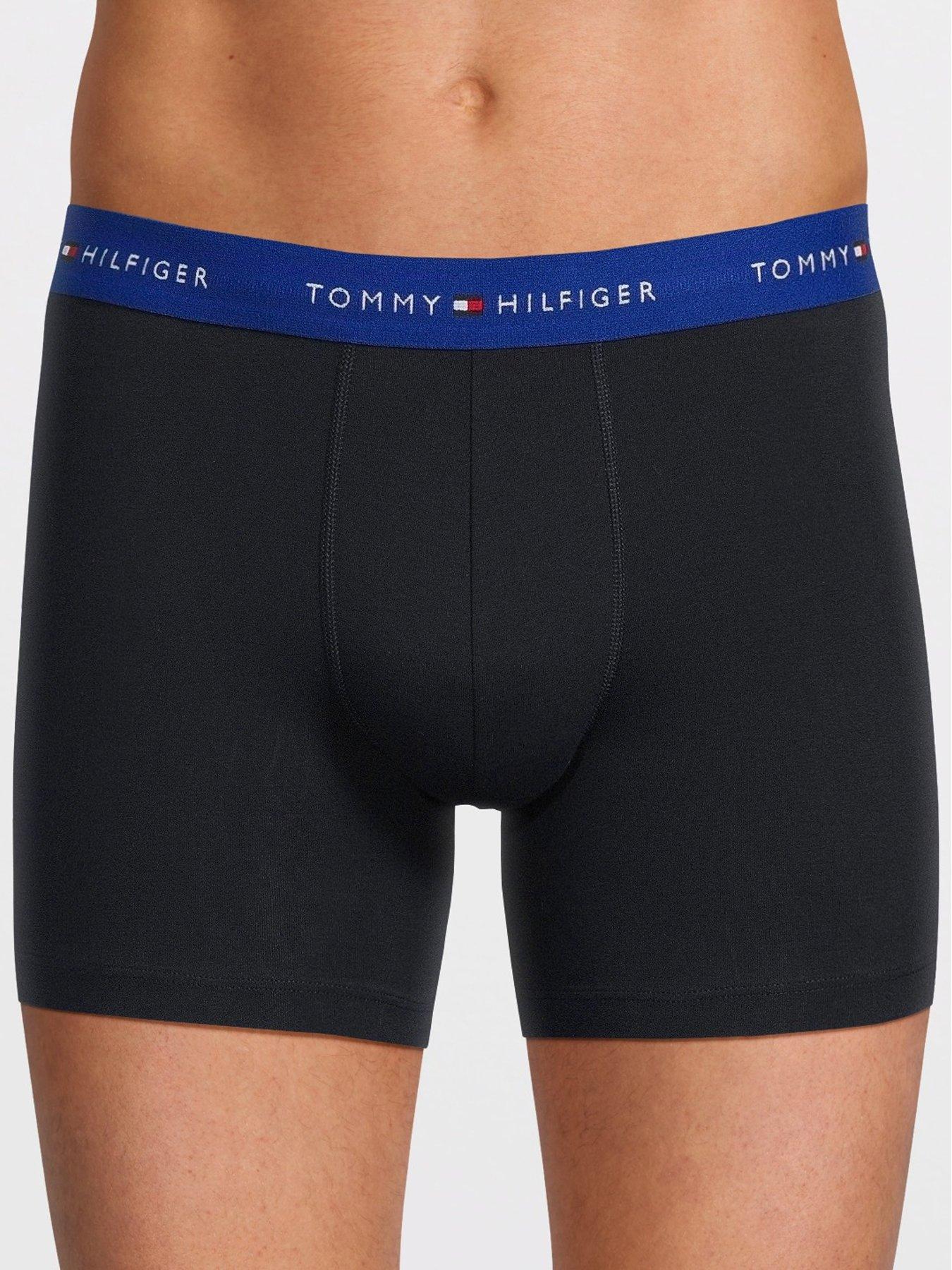 Image 2 of 3 of Tommy Hilfiger 3 Pack Contrast Waistband Boxer Briefs - Multi