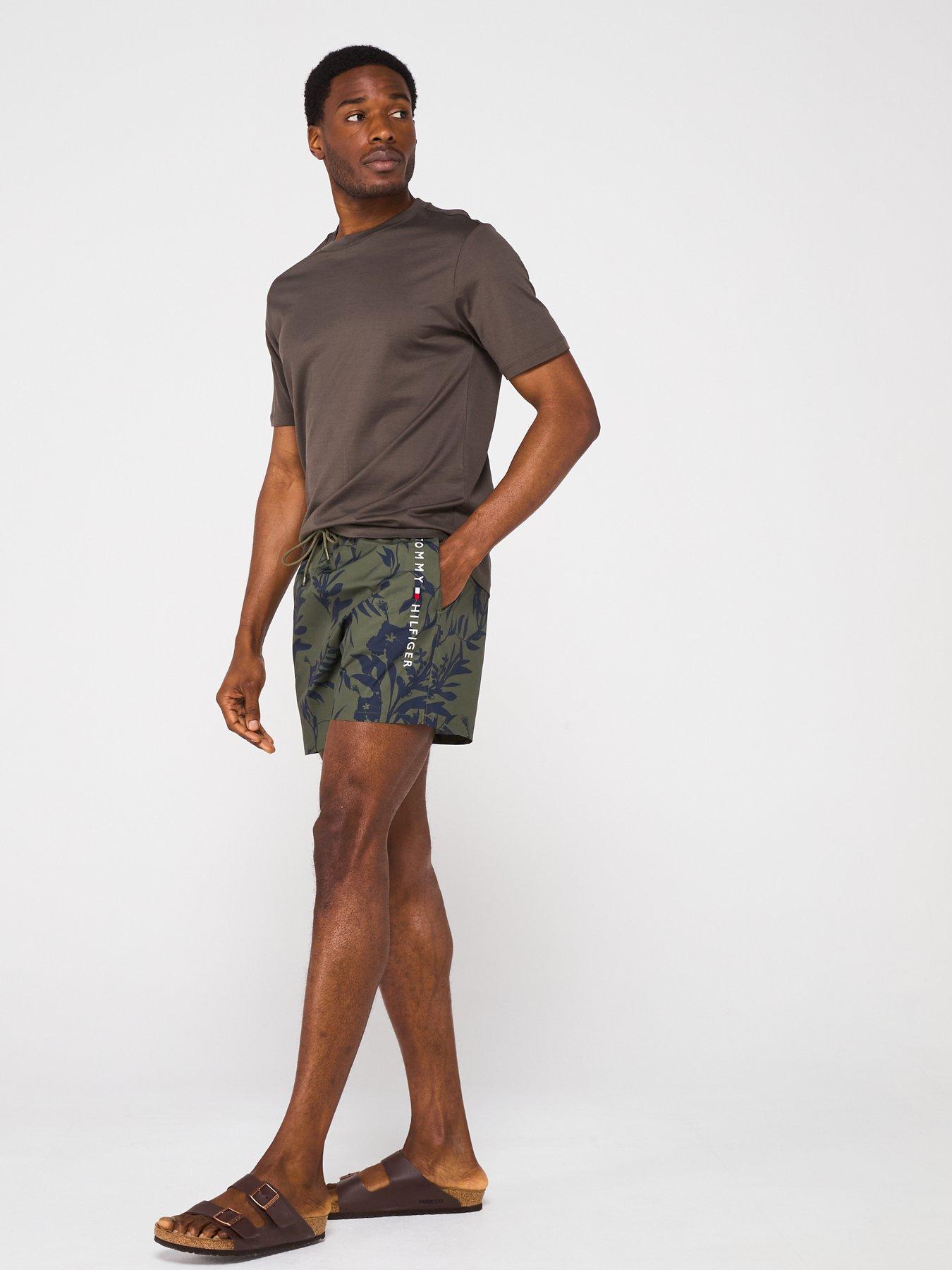 Image 3 of 5 of Tommy Hilfiger Medium Drawstring Floral Print Swim Shorts - Multi