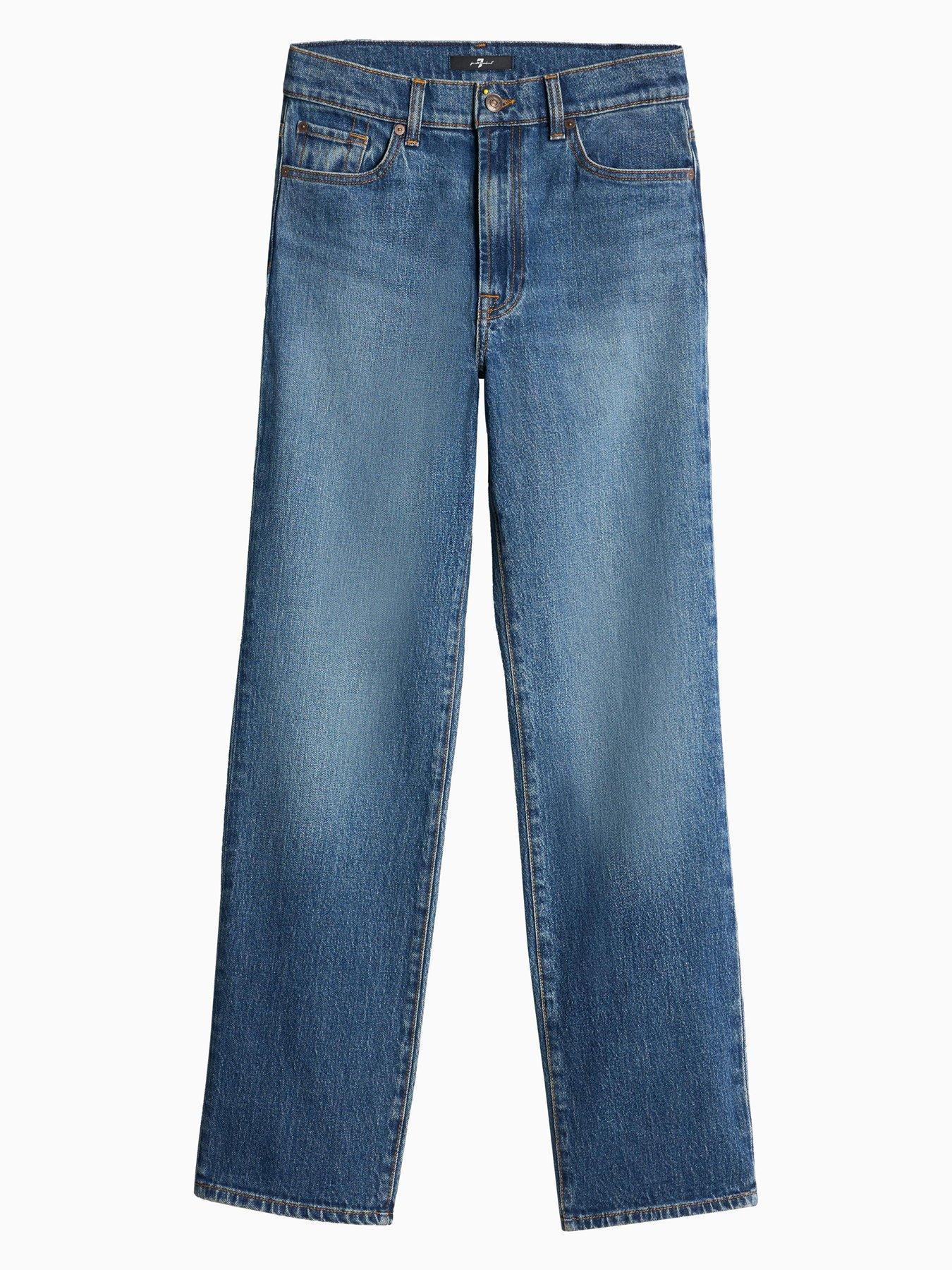 Image 6 of 6 of 7 FOR ALL MANKIND Logan Stovepipe Jasper Jeans - Mid Wash