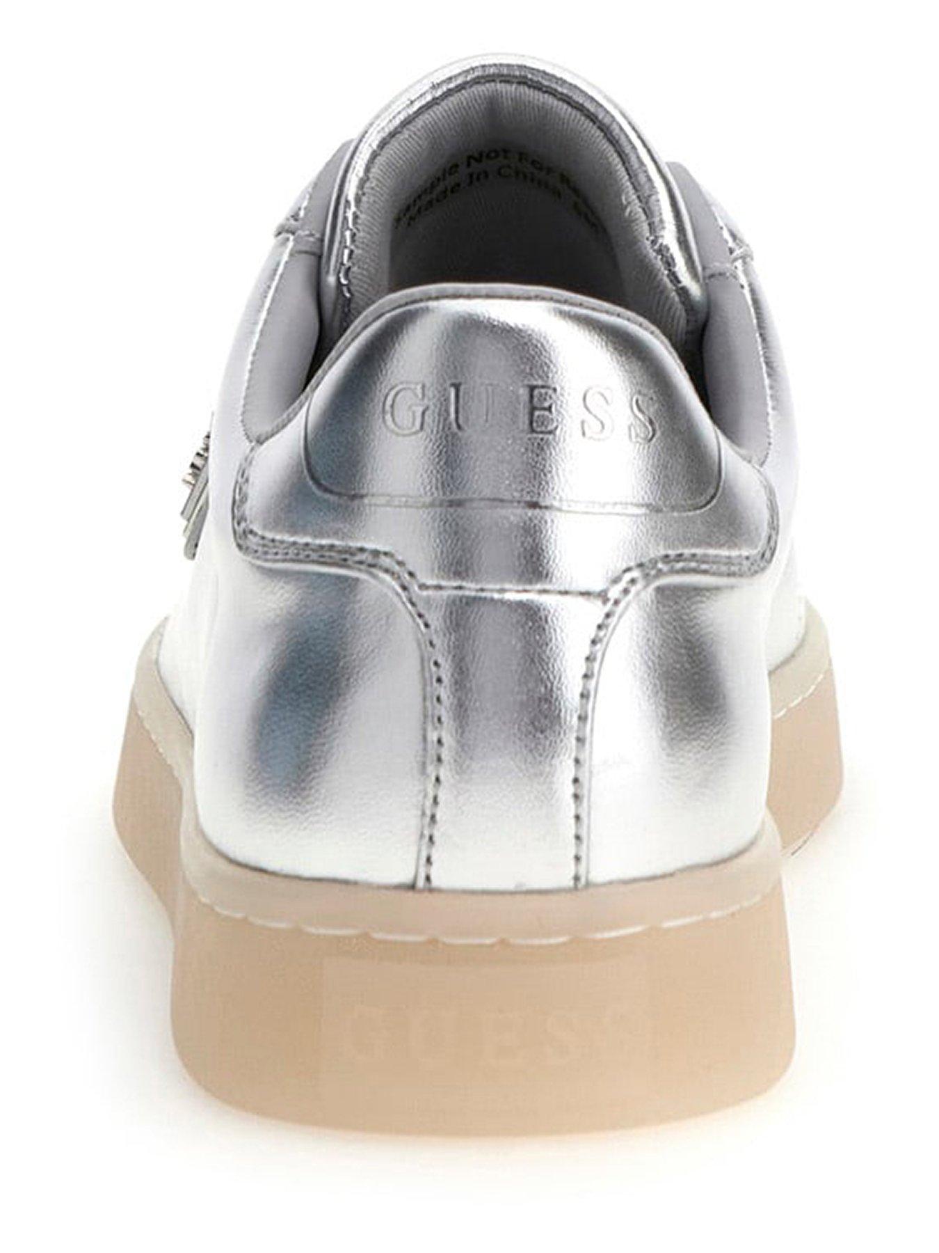 Guess Jazlie Metallic Sneakers Silver Very