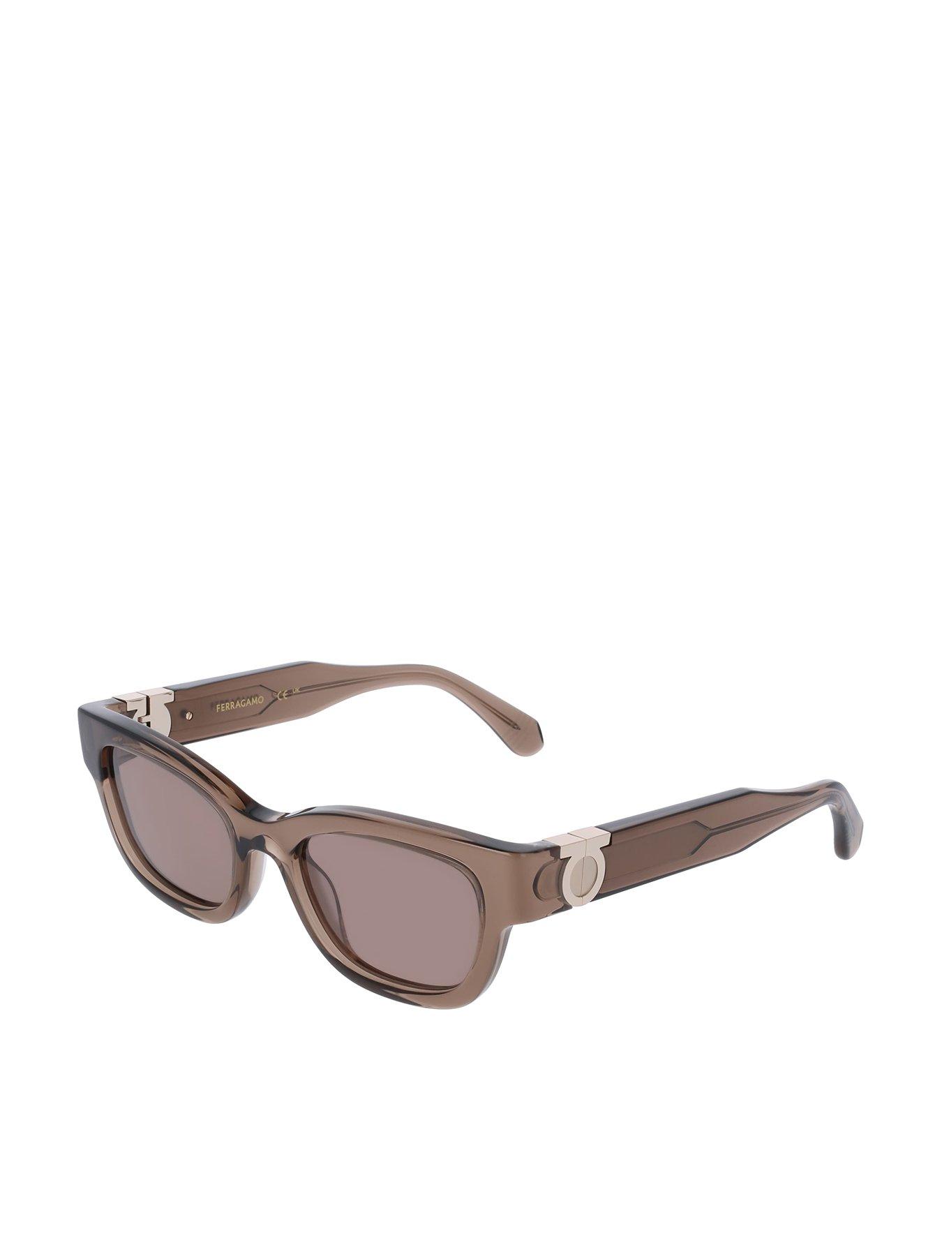 undefined SF2067S Modified Rectangle Acetate Sunglasses