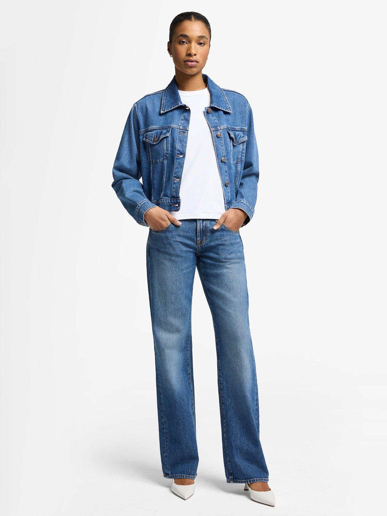 7 FOR ALL MANKIND Nellie Weekend Denim Jacket - Blue