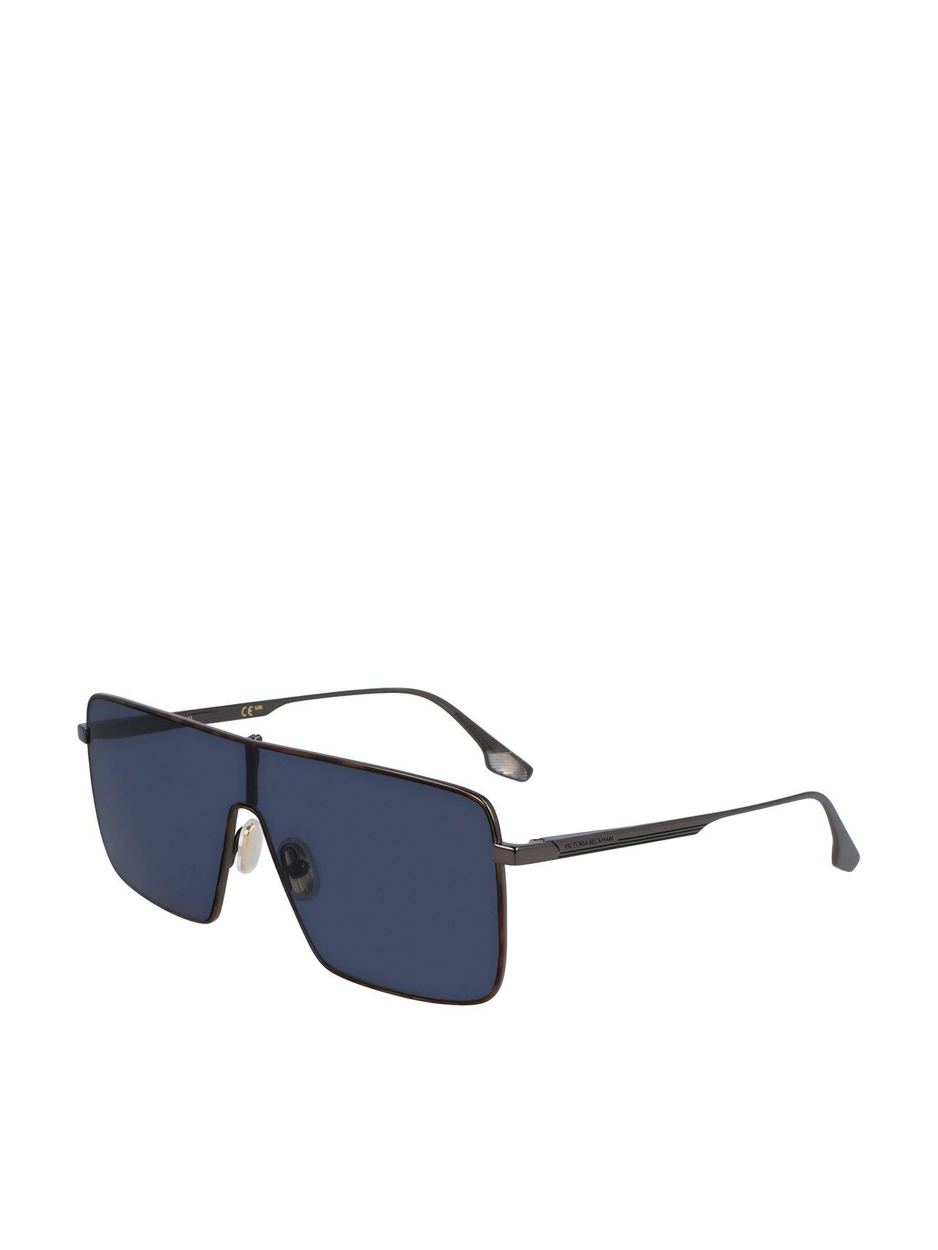 Image 1 of 4 of VICTORIA BECKHAM Vb238S Shield Metal Sunglasses - Grey