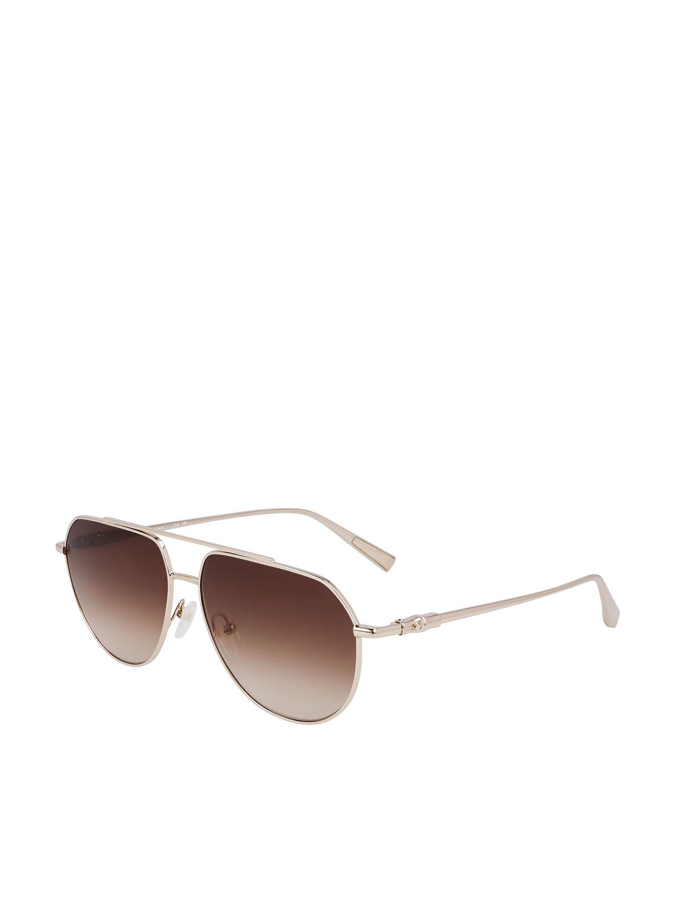 undefined LO174S Aviator Metal Sunglasses