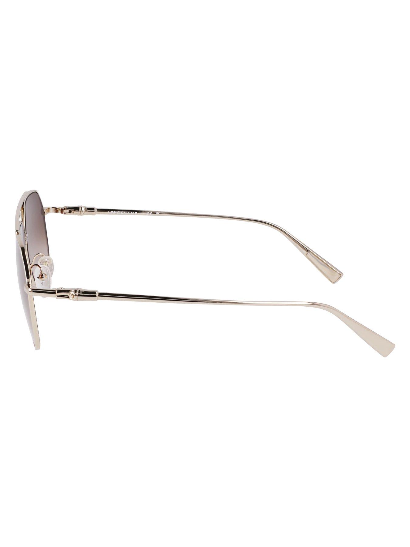 Image 3 of 4 of LONGCHAMP LO174S Aviator Metal Sunglasses