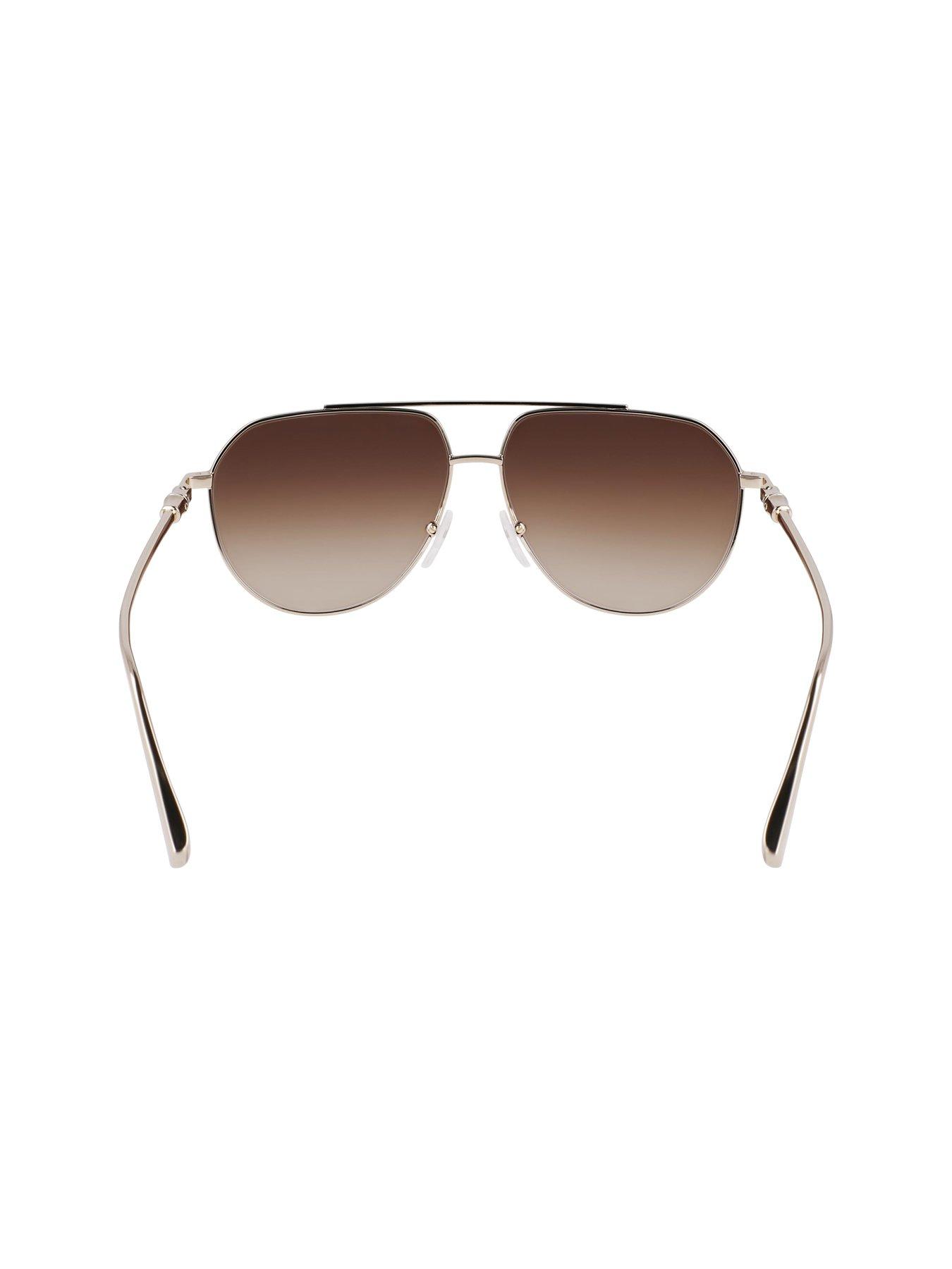 Image 4 of 4 of LONGCHAMP LO174S Aviator Metal Sunglasses