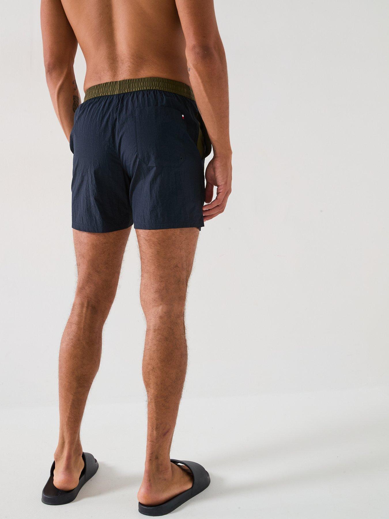 Image 2 of 6 of Tommy Hilfiger Medium Drawstring Swim Shorts - Navy