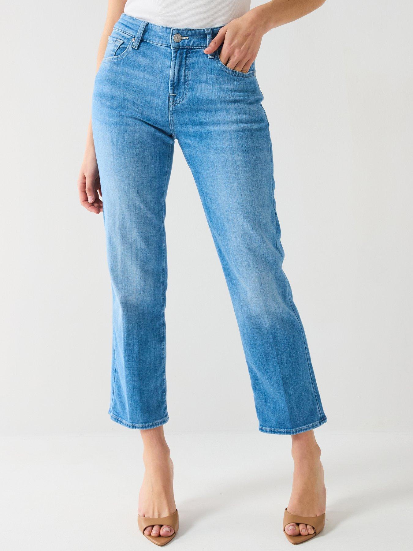undefined Calie Straight Leg Ankle Jeans