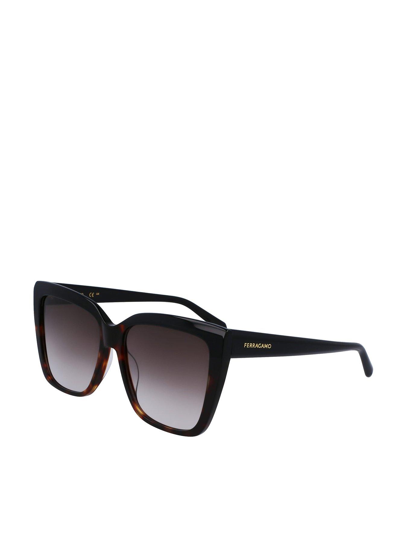 undefined SF1102S Modified Rectangle Acetate Sunglasses