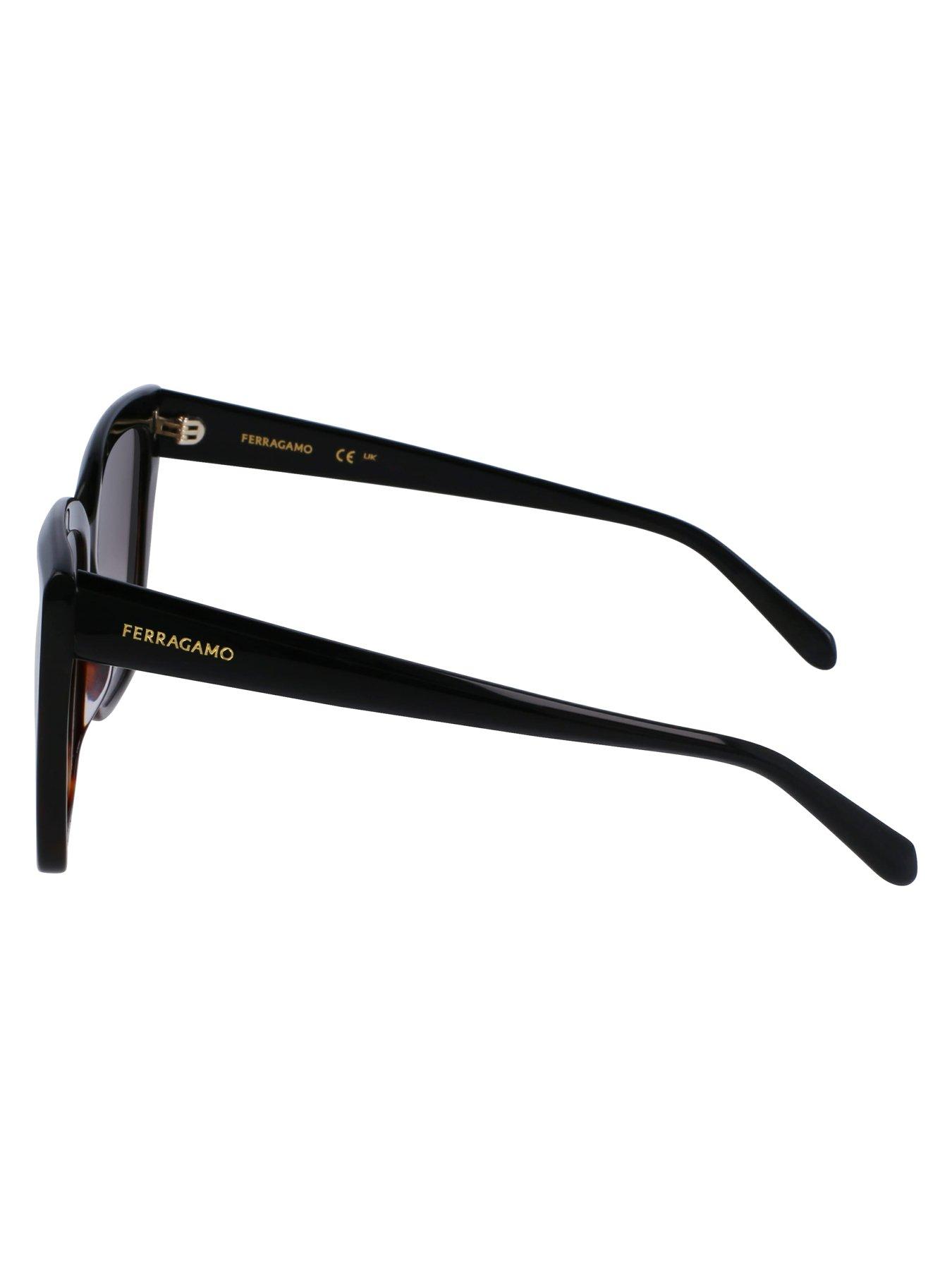 Image 3 of 4 of Ferragamo SF1102S Modified Rectangle Acetate Sunglasses