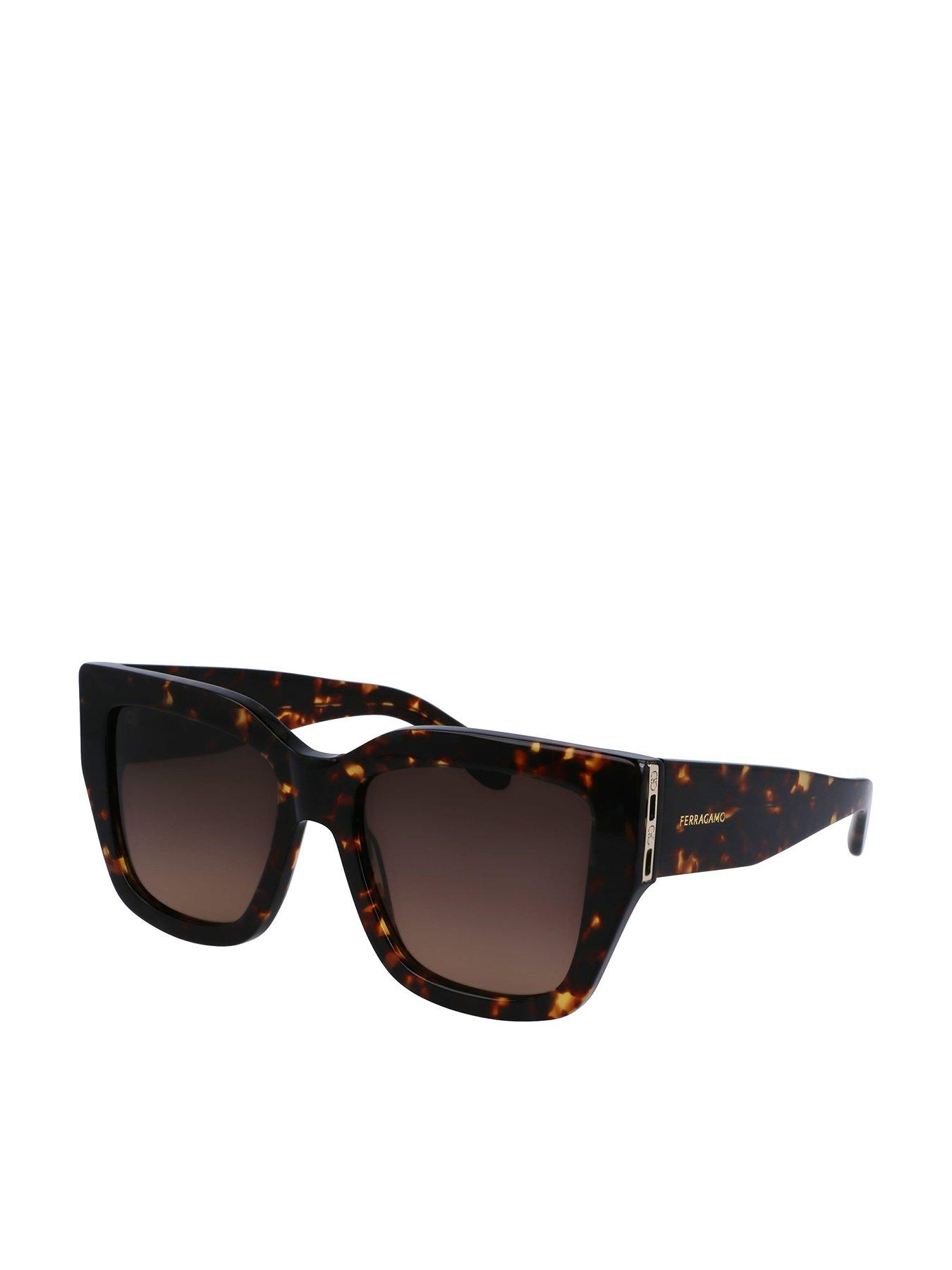 undefined SF1104S Modified Rectangle Acetate Sunglasses