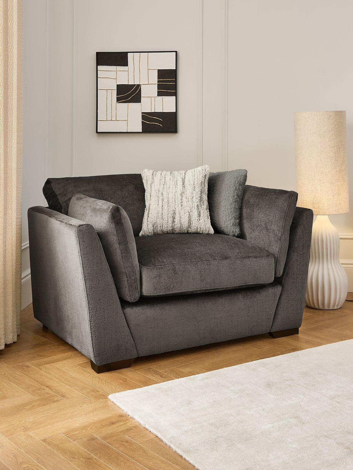 undefined Anniston Fabric Love Chair