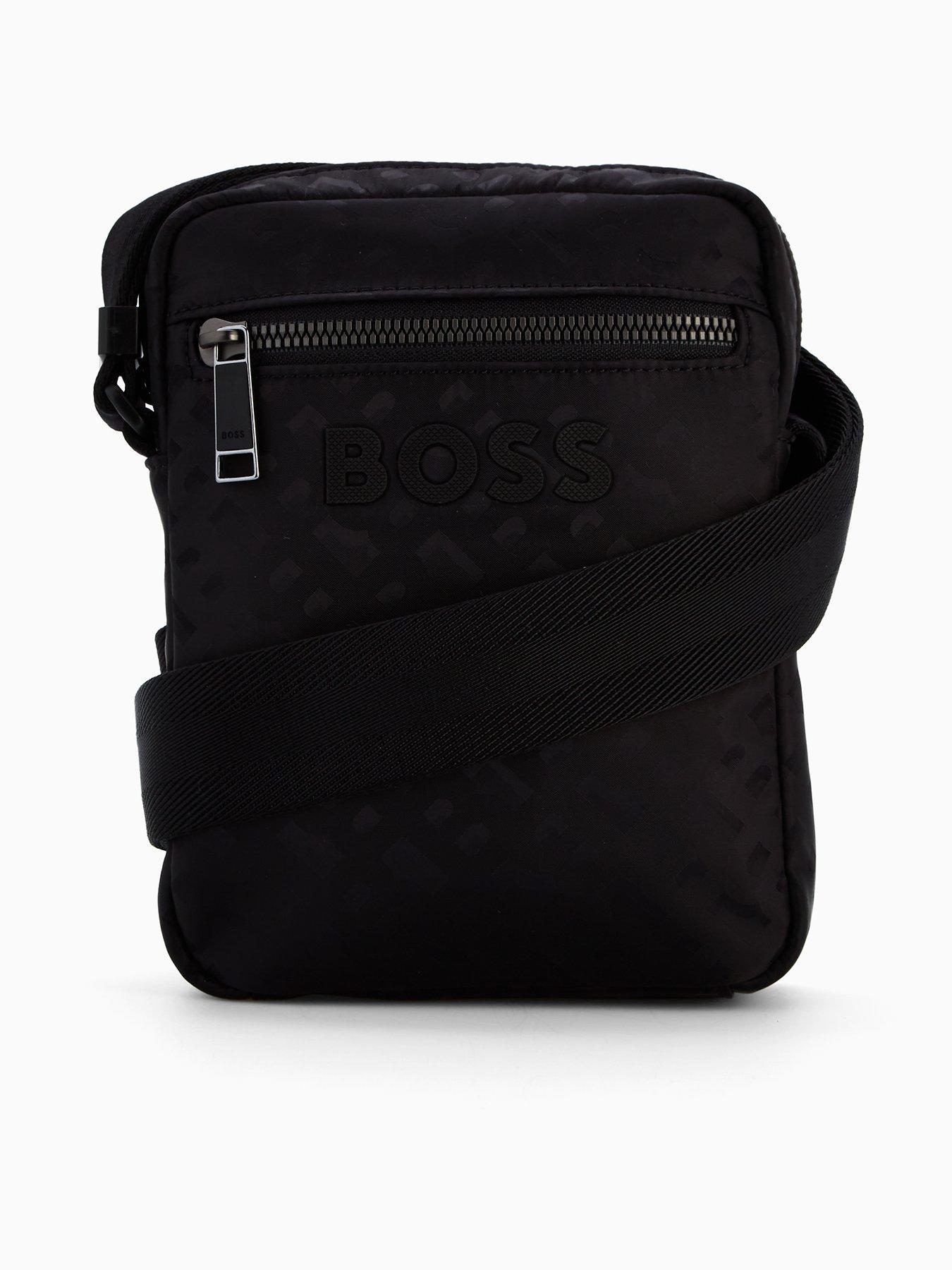undefined Catch 30 Monogram Messenger Bag - Black